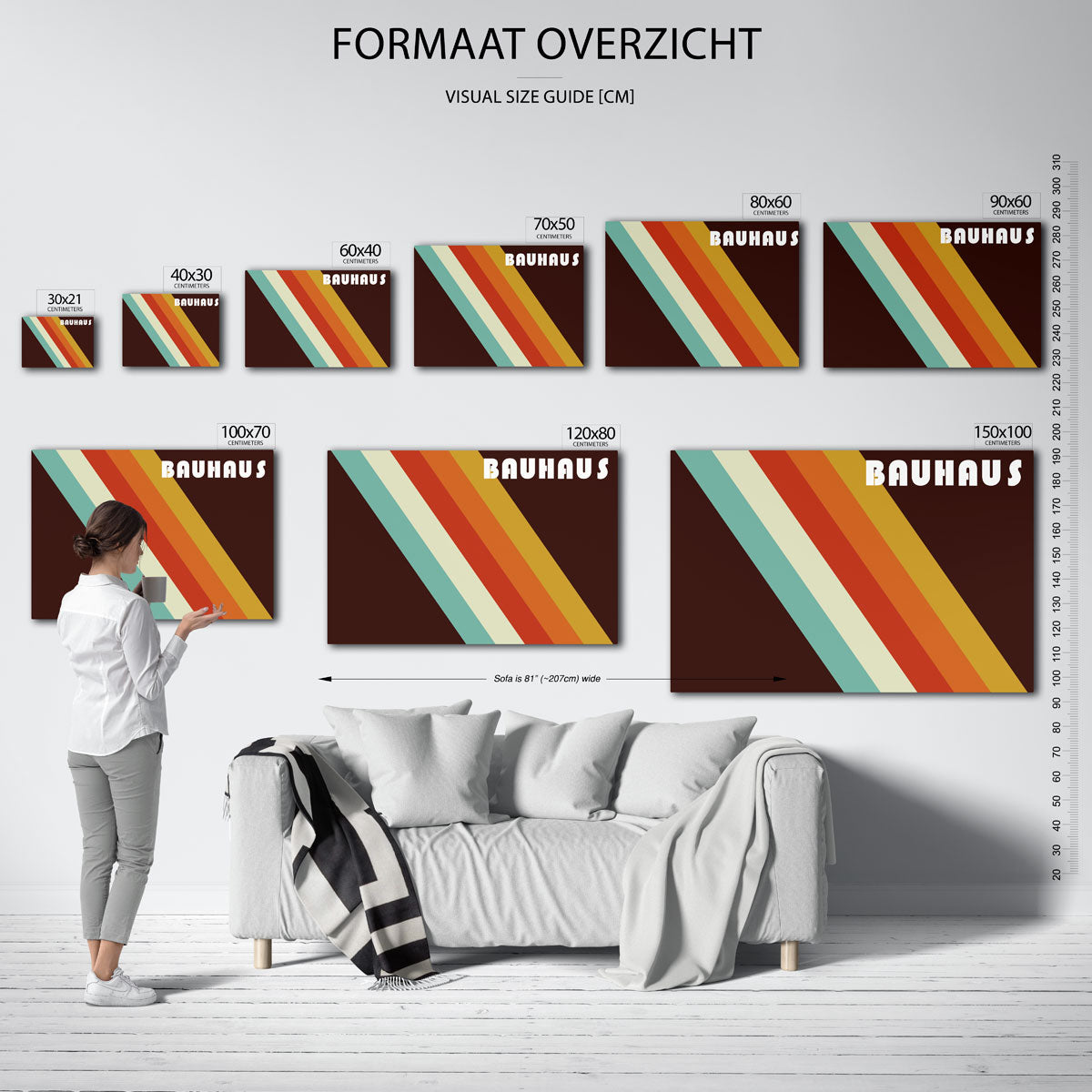 Vorm en kleur Poster