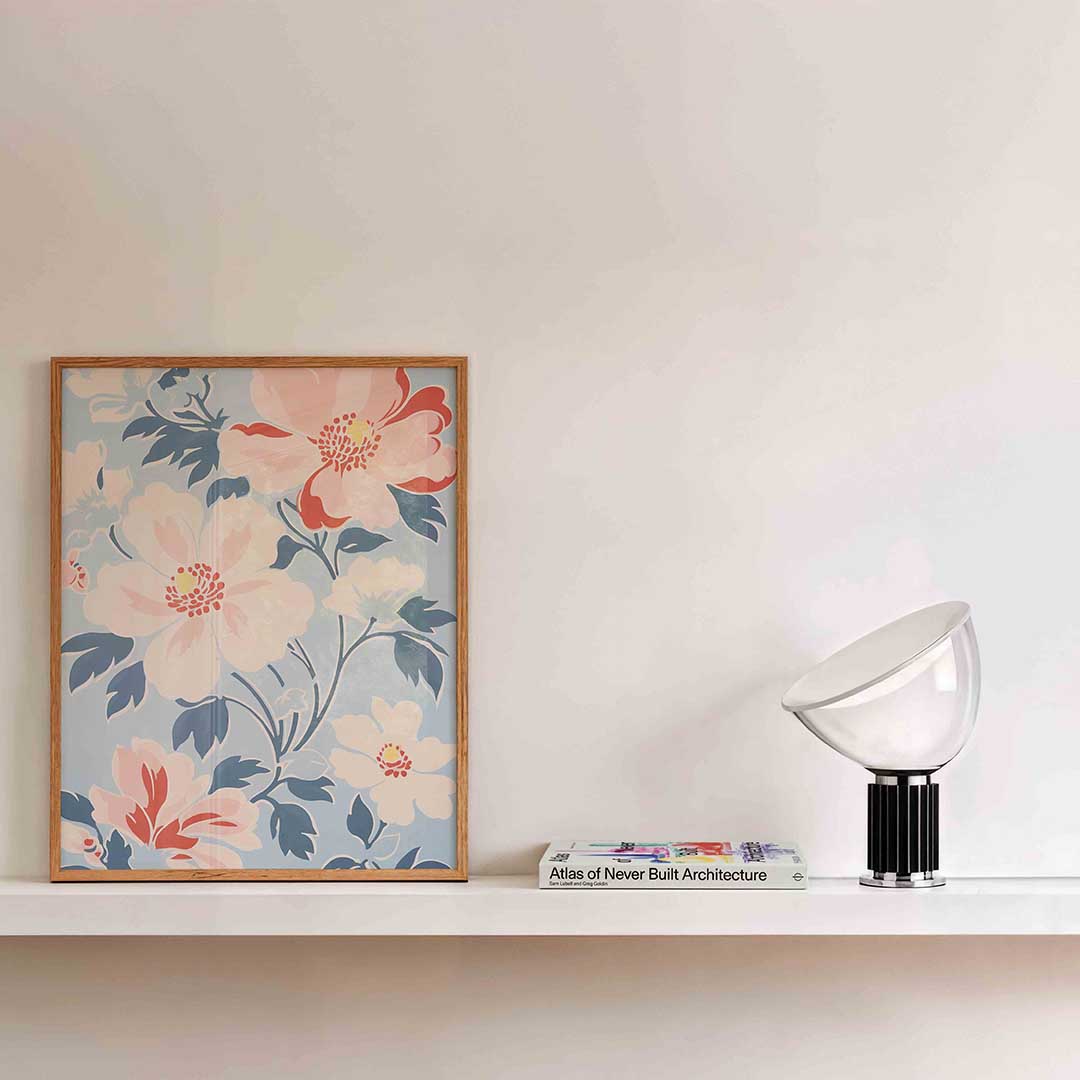 Bloemen en bladeren Poster
