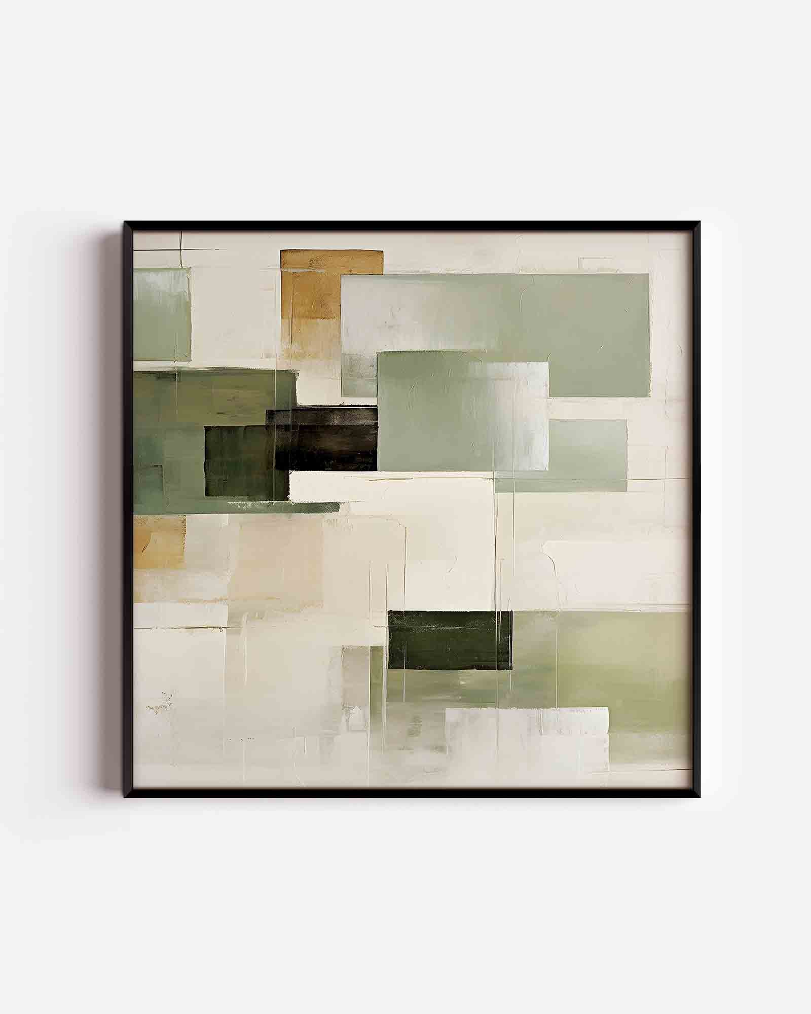 Abstracte rechthoeken Poster