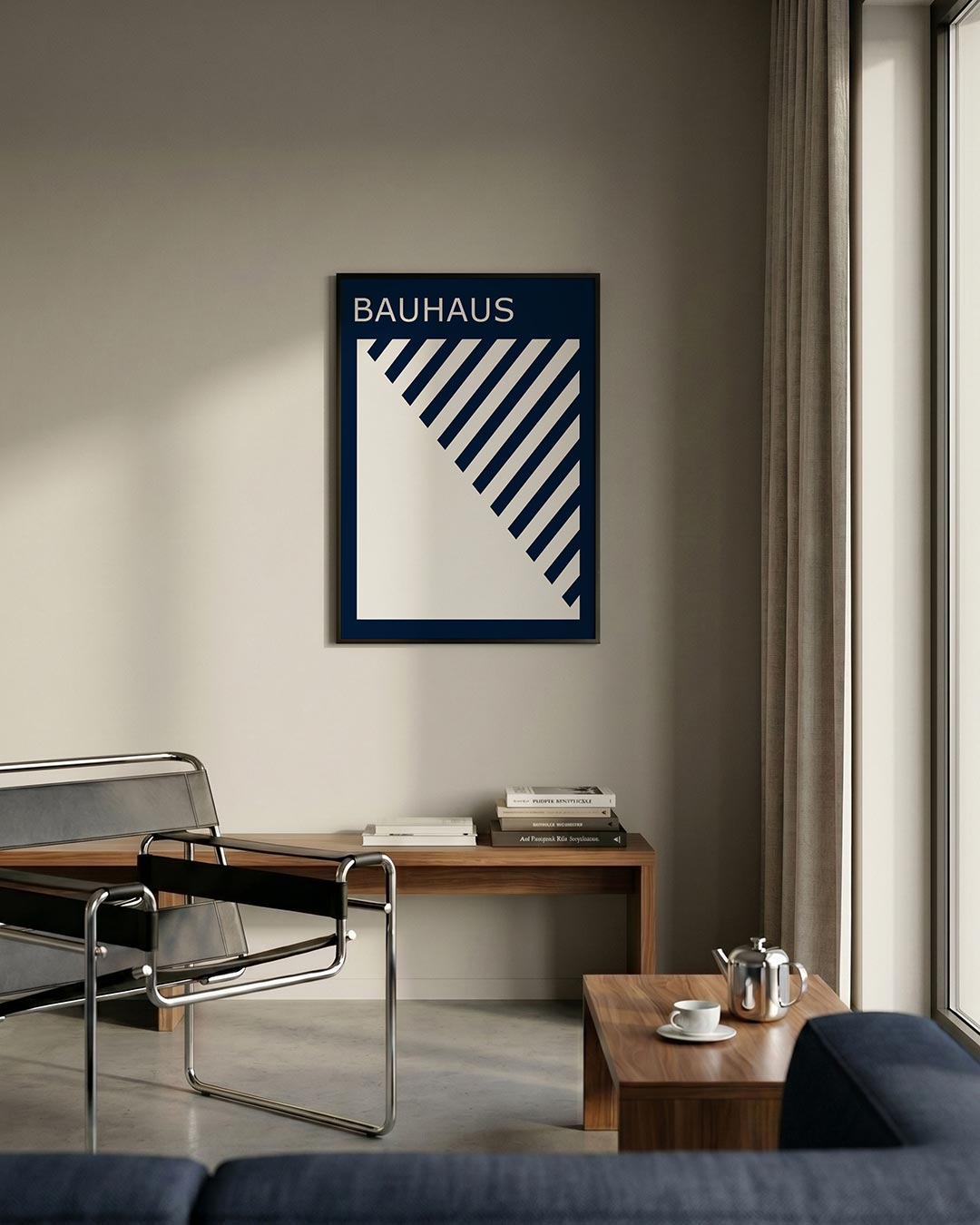 Diagonal lijnen Poster