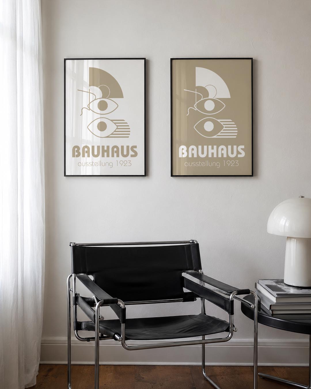 Oogvorm en lijnen Posterset