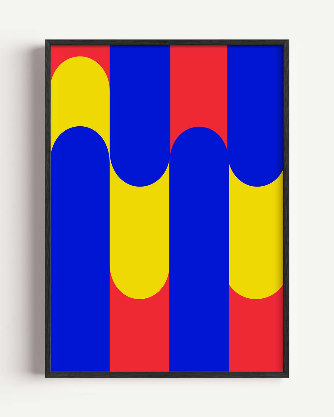 Kleurrijke Geometrische Vibes Poster-WallArtistic