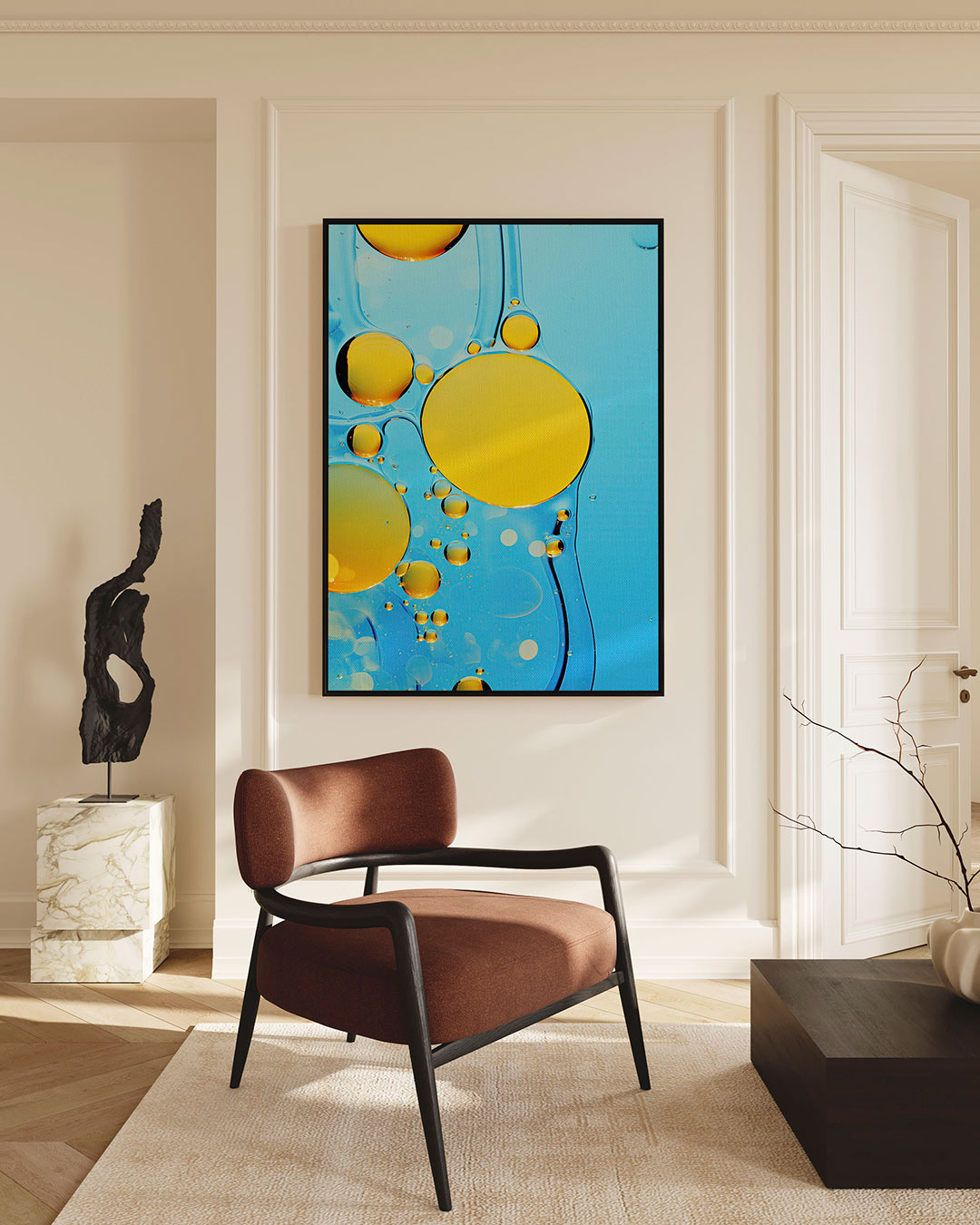 Kleurrijke bollen Kunstwerk