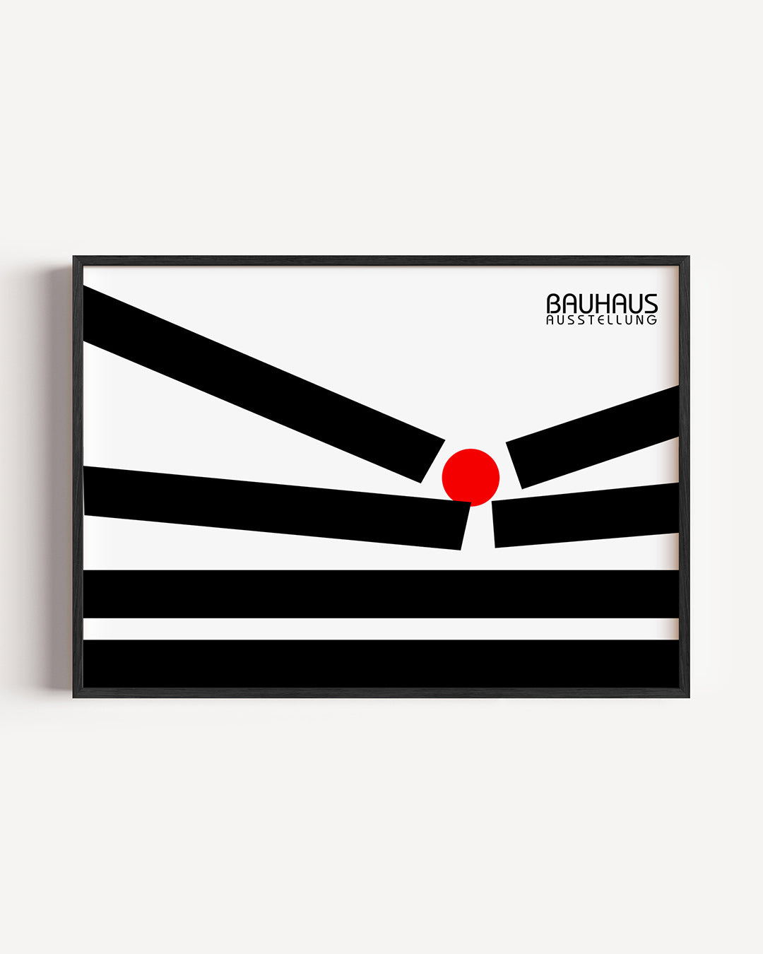 Lijnen en cirkel Poster