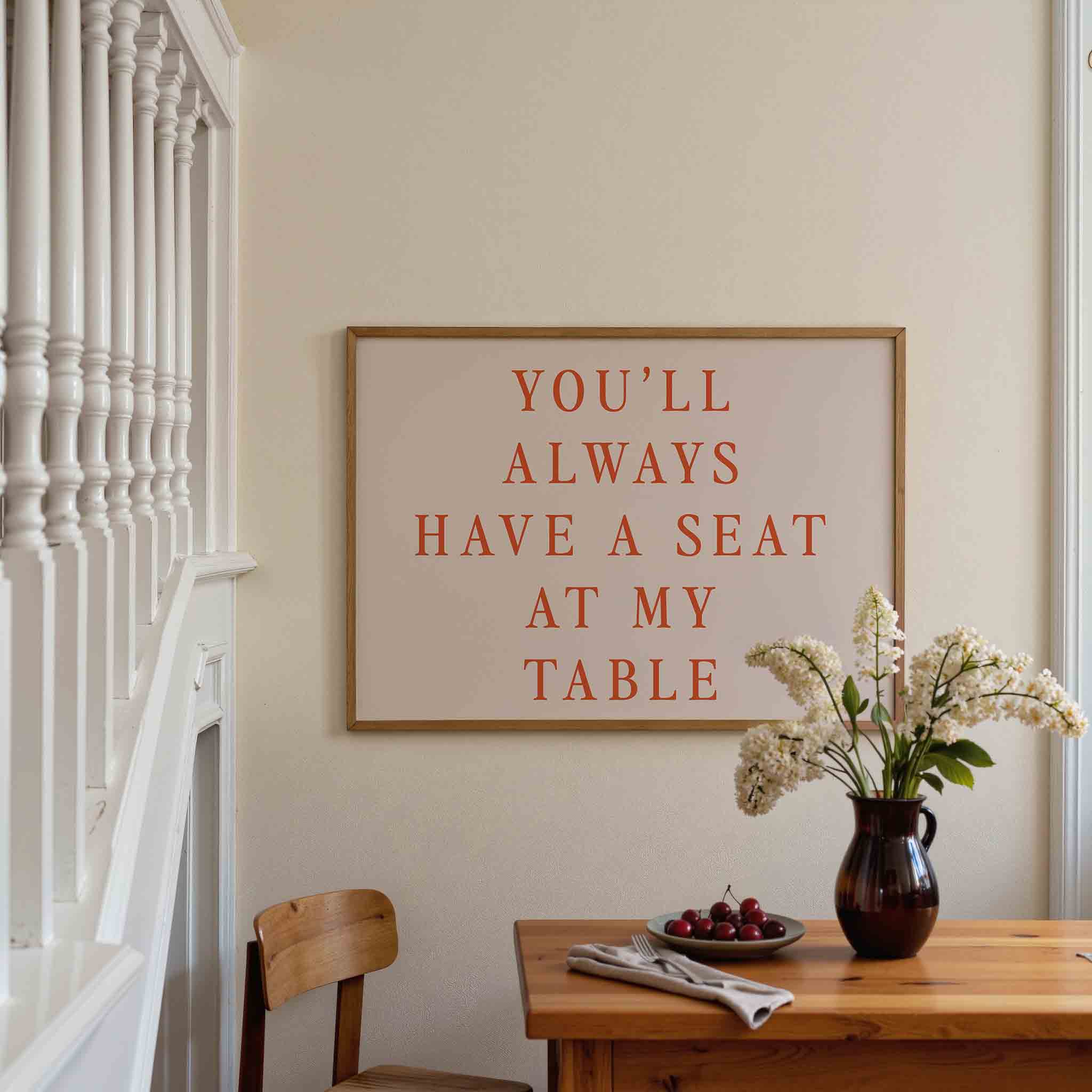 You'll always have a seat Poster