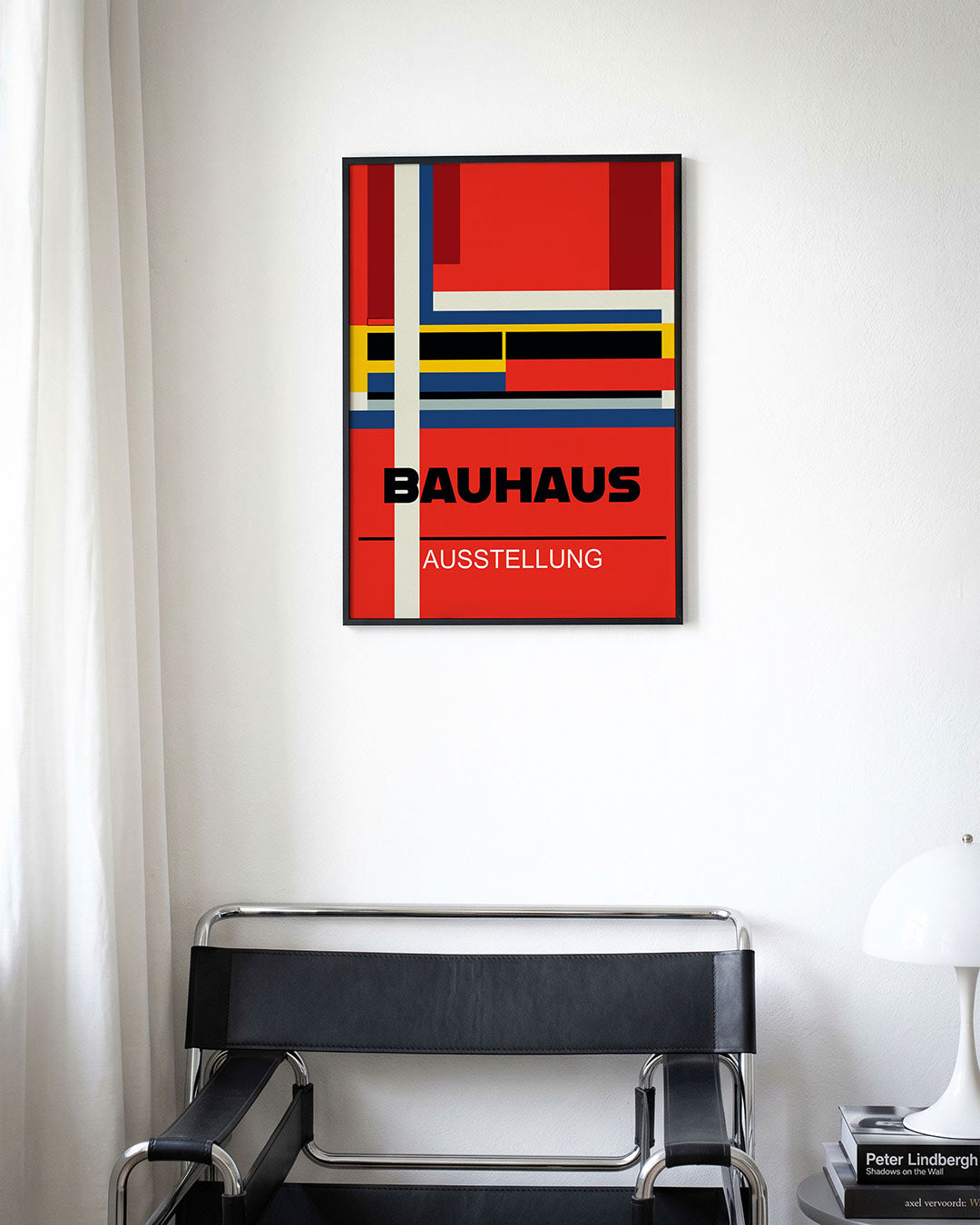 Kleurvlakken en lijnen Poster