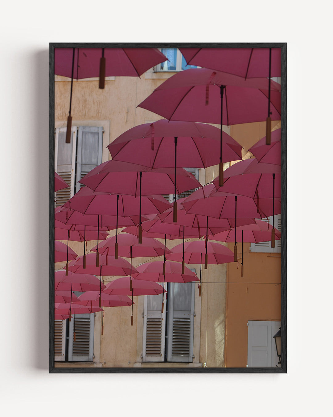 Vliegende paraplu's Poster