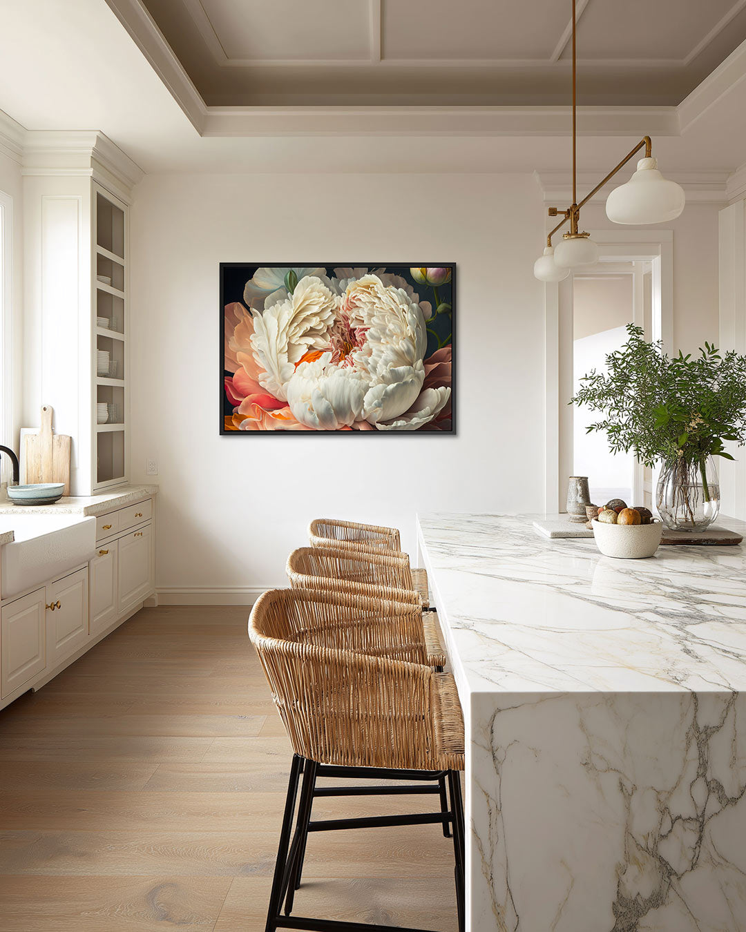 Bloemrijke harmonie Kunstwerk