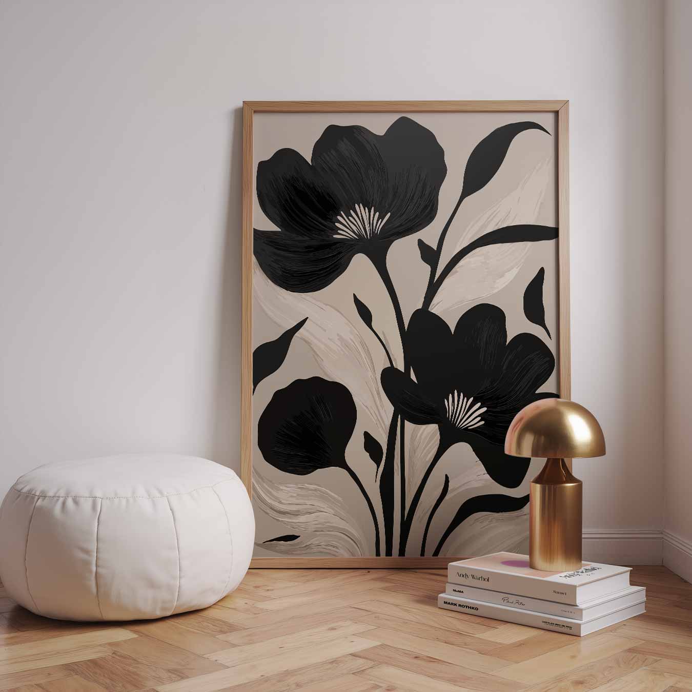 Elegante Bloemenpracht Poster-WallArtistic