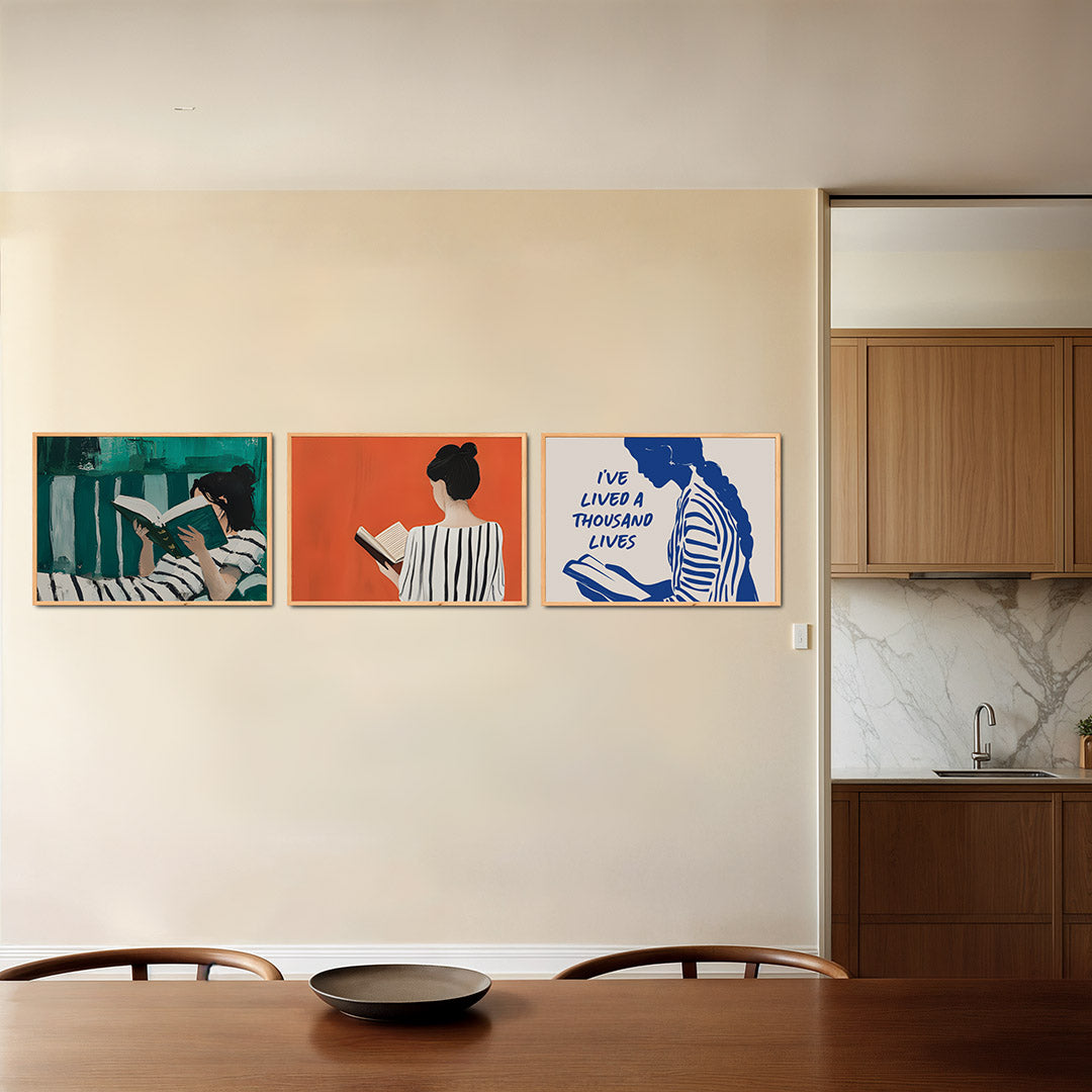 Lezende rust Posterset