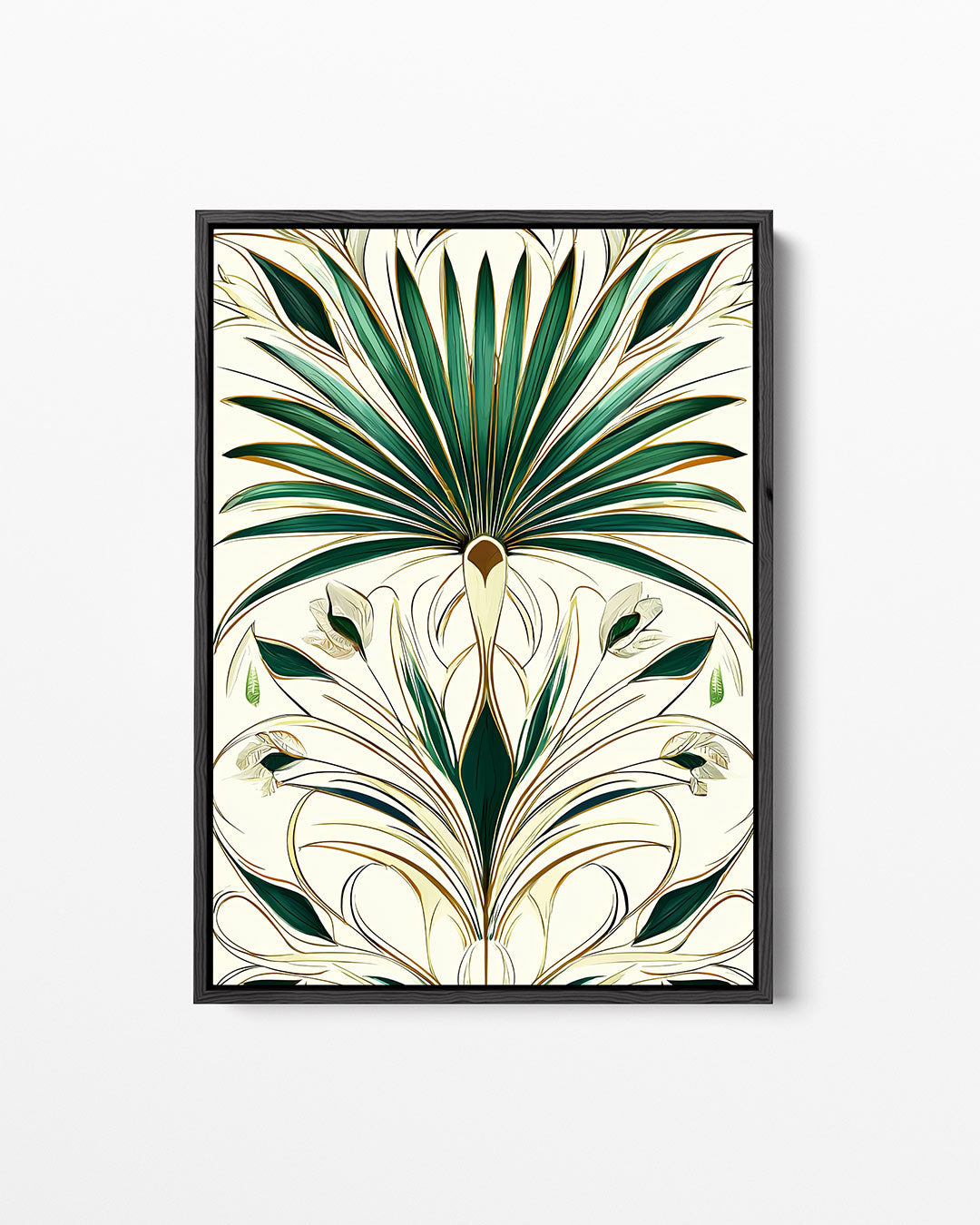 Elegante bladvormen Kunstwerk