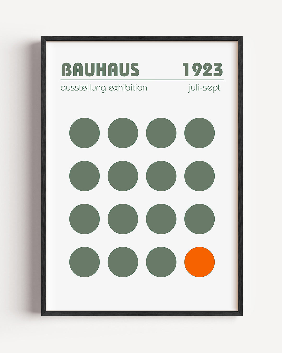 Cirkelpatroon en kleur Poster