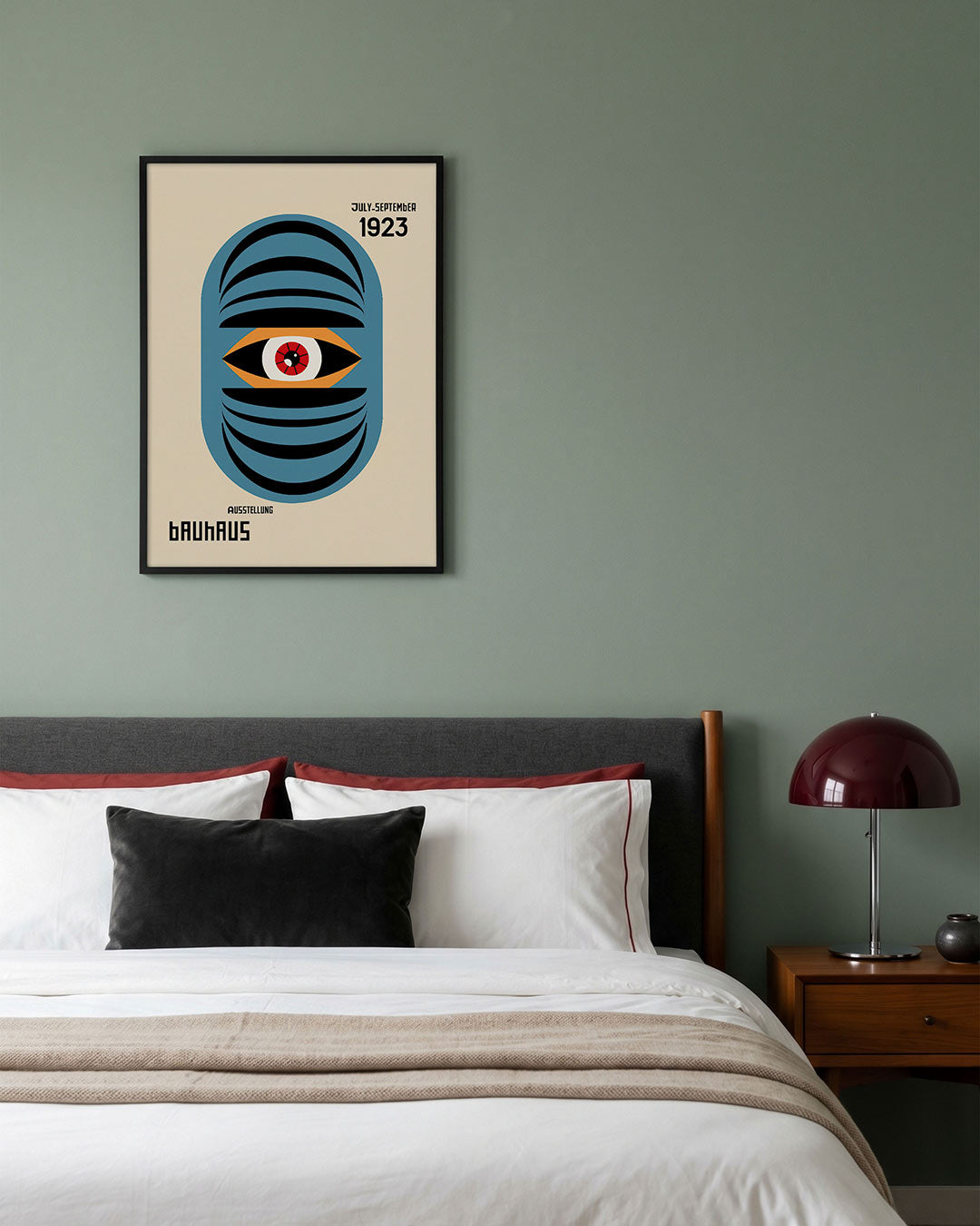 Oogvorm en lijnen Poster