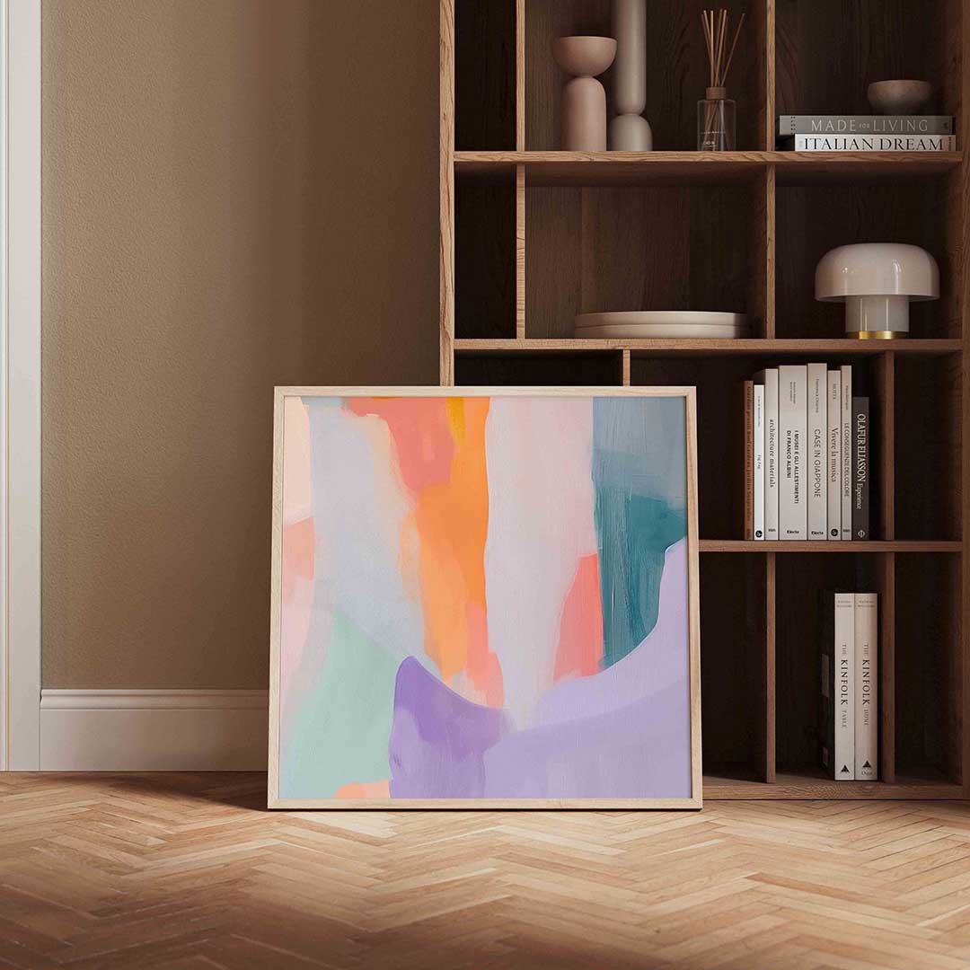 Abstracte kleurencompositie Poster