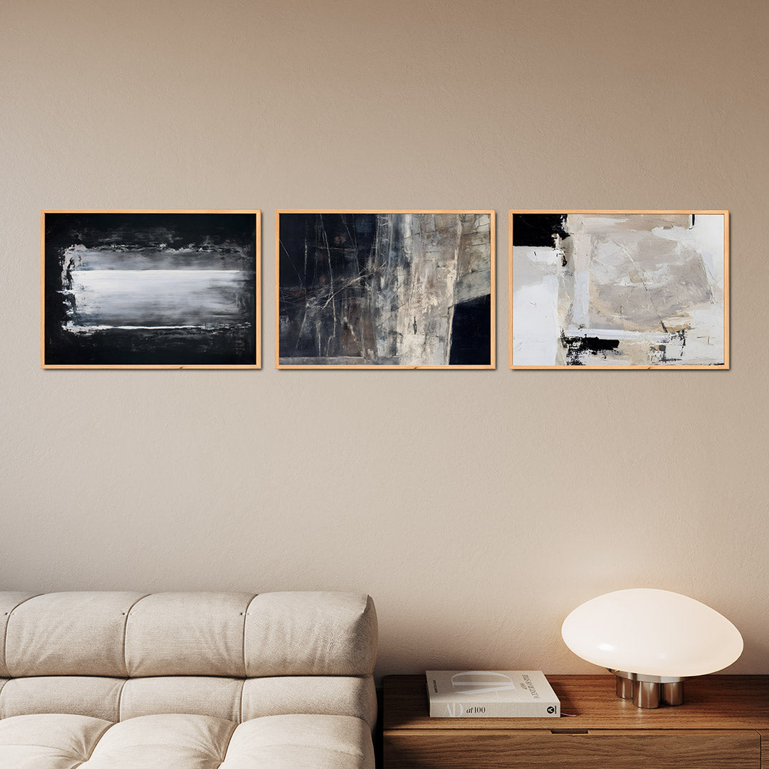 Zwart wit contrast Posterset