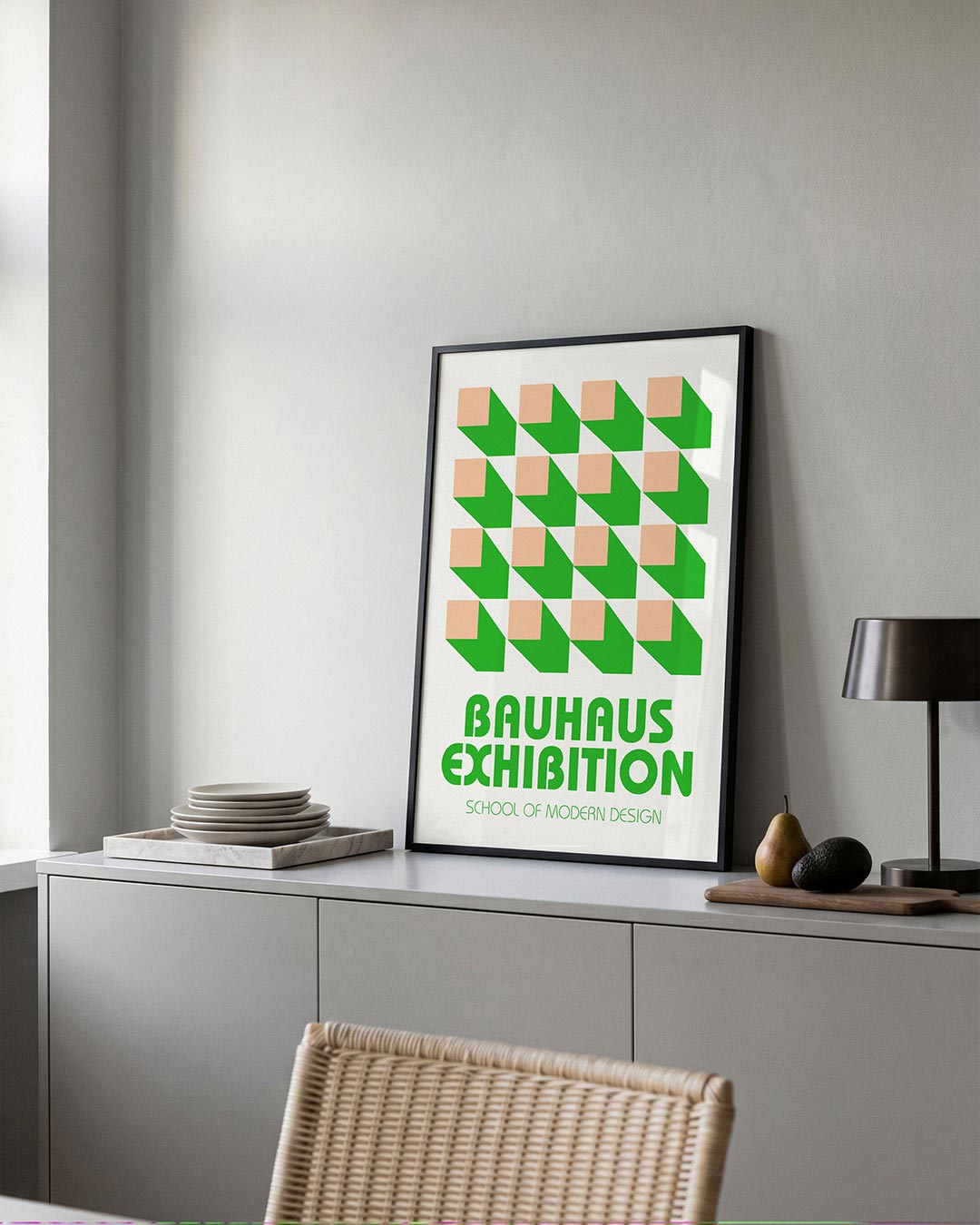 Vorm en schaduw Poster
