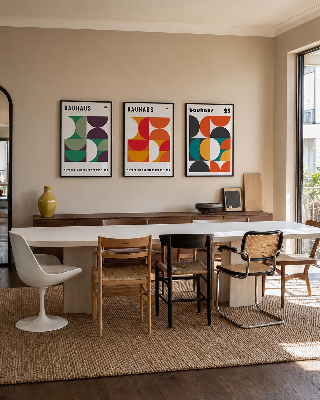 Vormen en vlakken Posterset