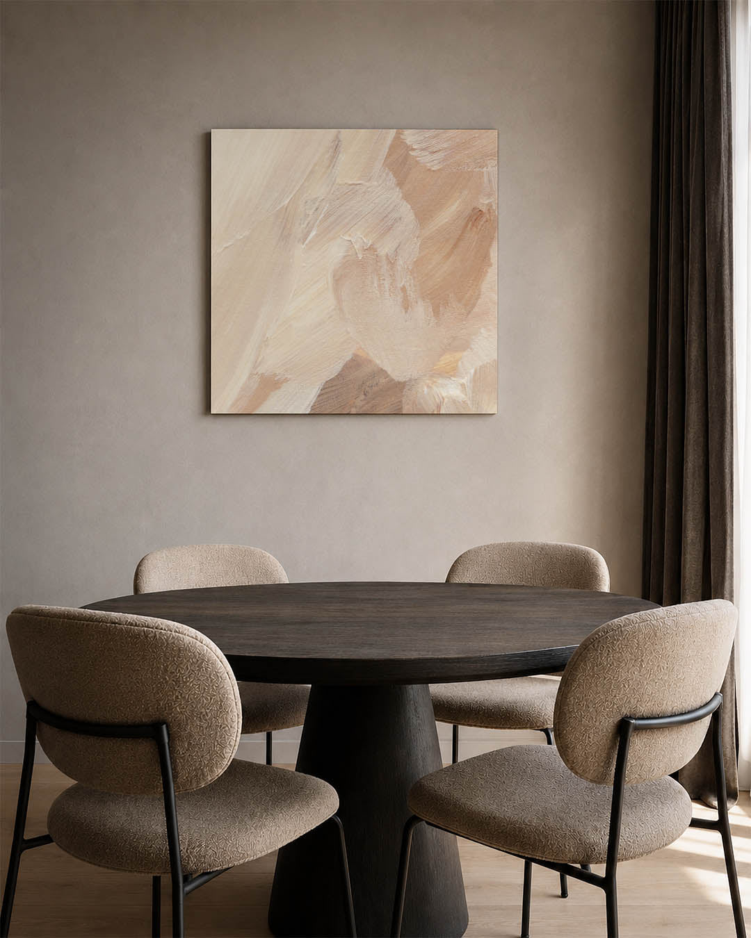 Penseelstreken Kunstwerk