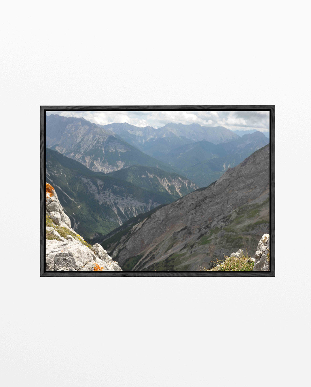 Berglandschap met rotsen Kunstwerk