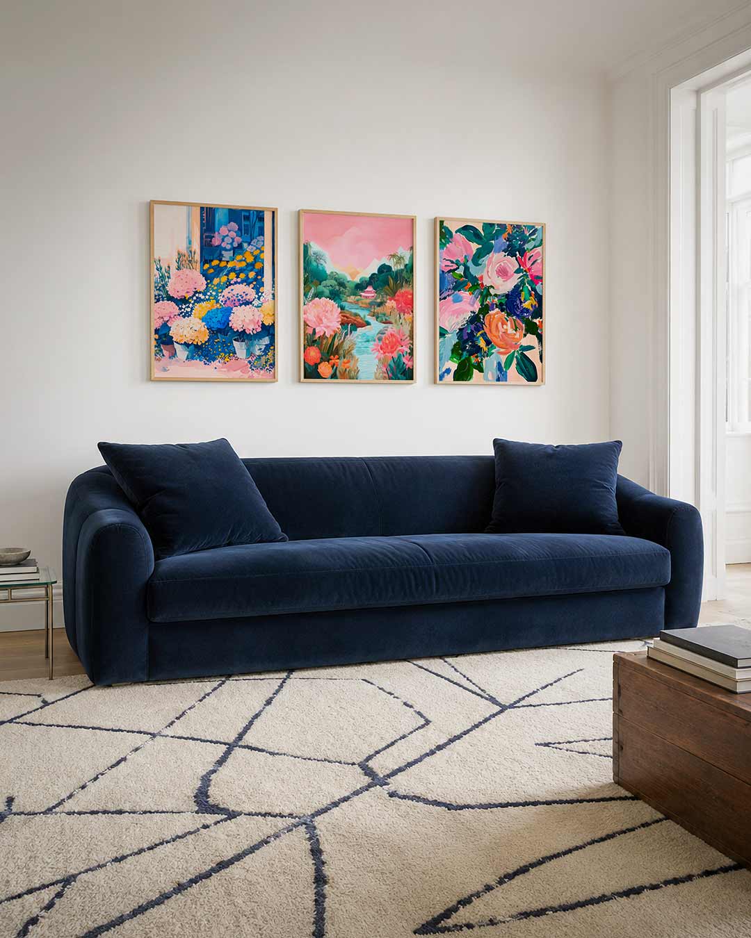 Bloemen en kleuren Posterset