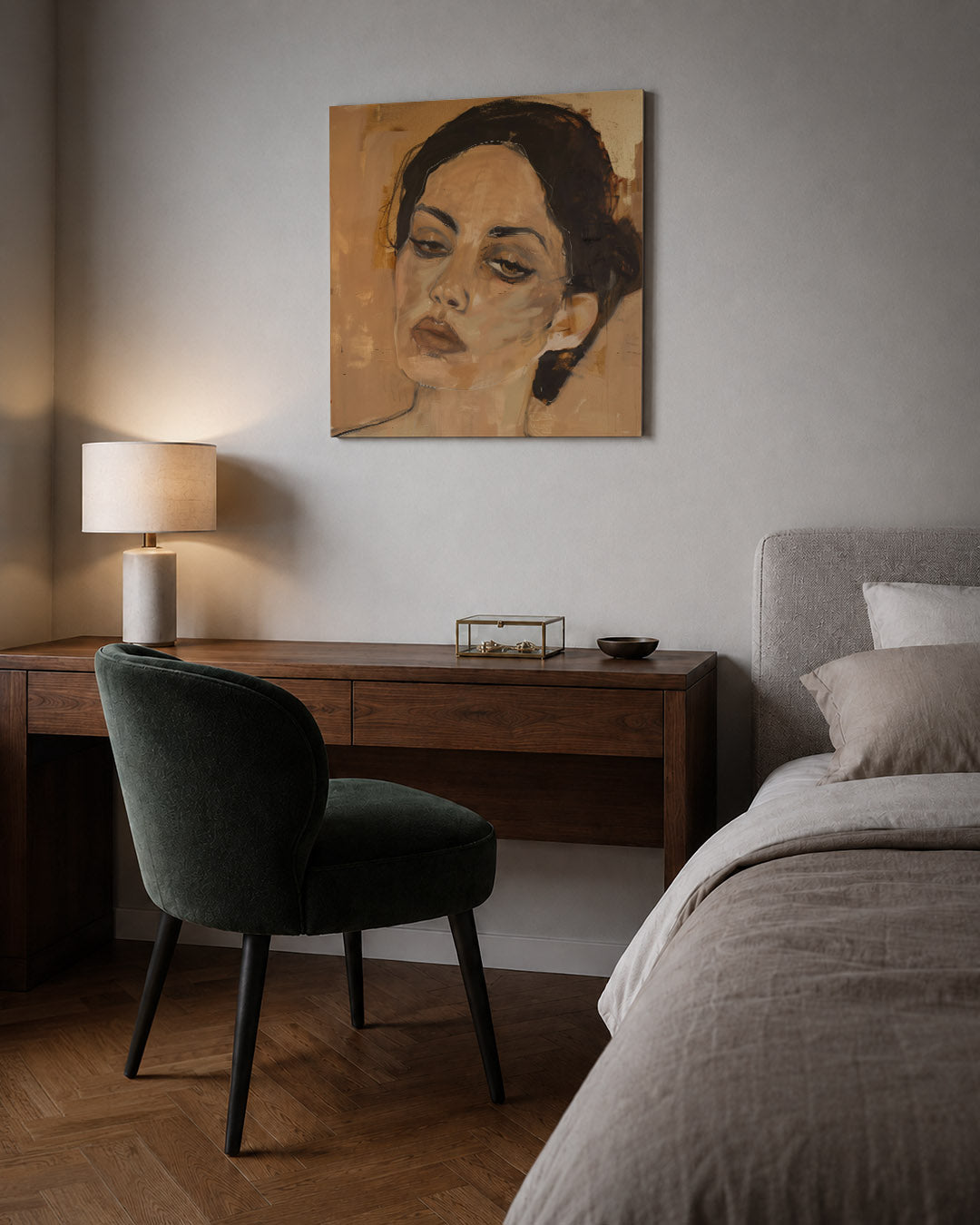 Portretstudie Kunstwerk