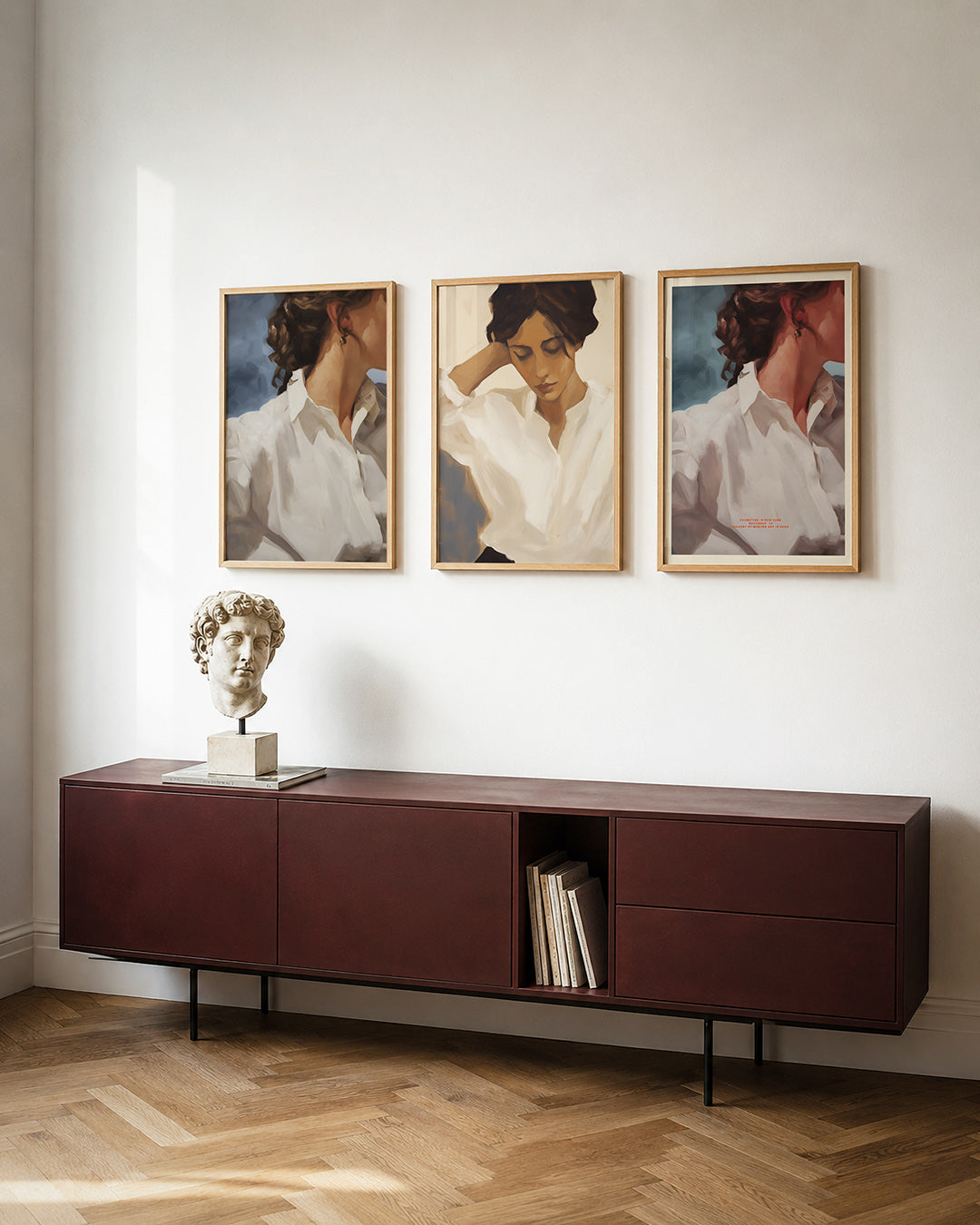 Zachte kleurvlakken Posterset