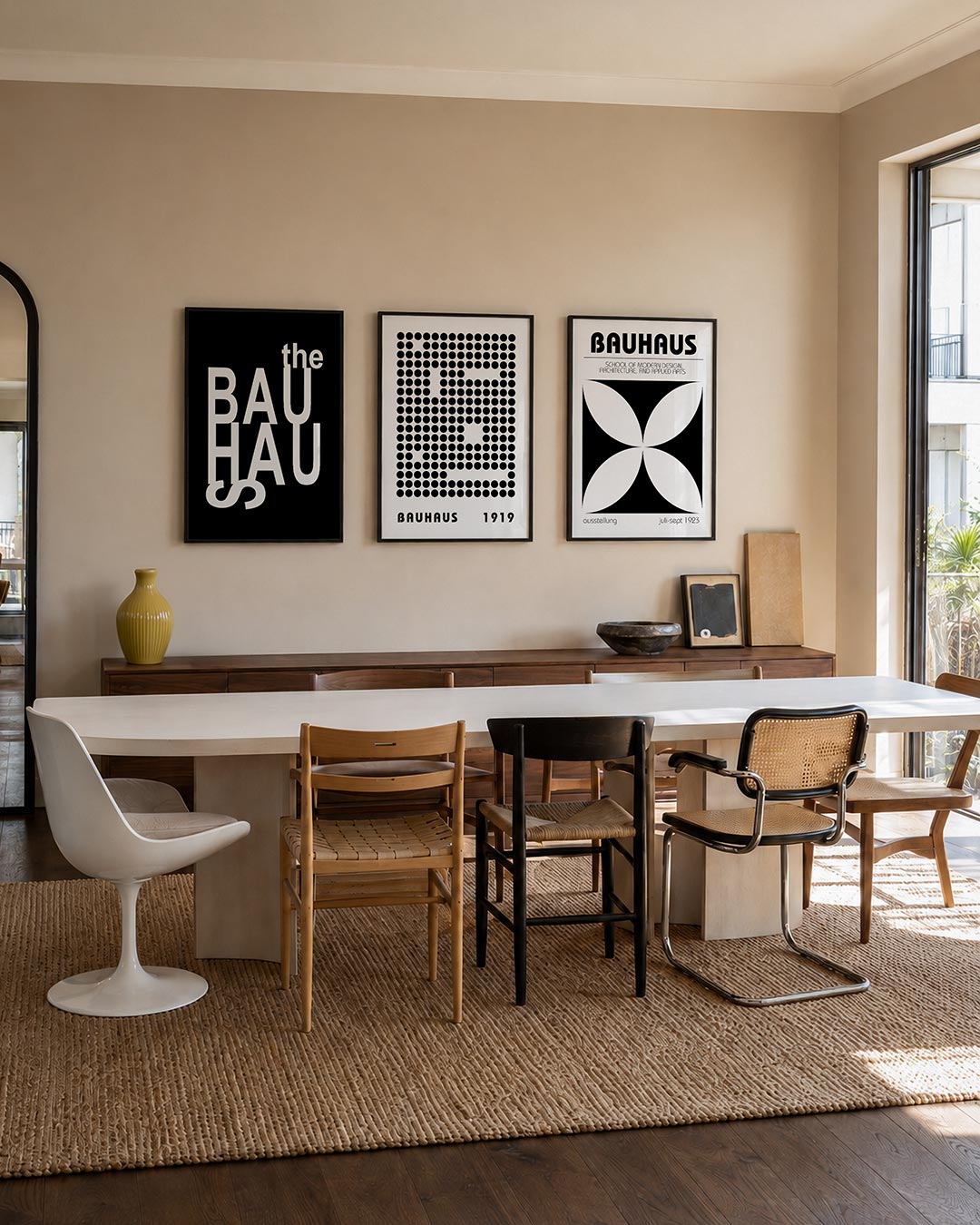 Typografisch spel Posterset