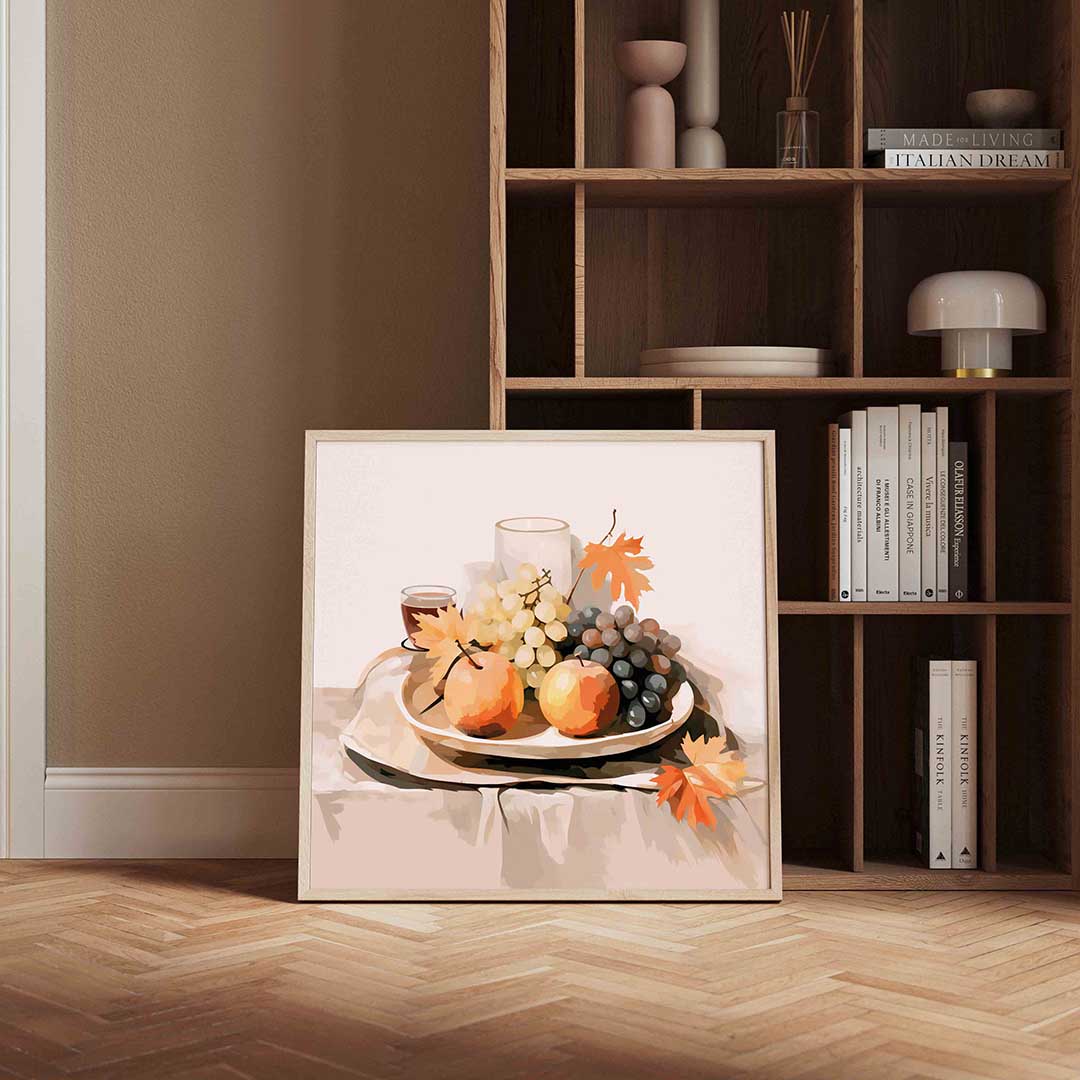 Fruit en bladeren Poster