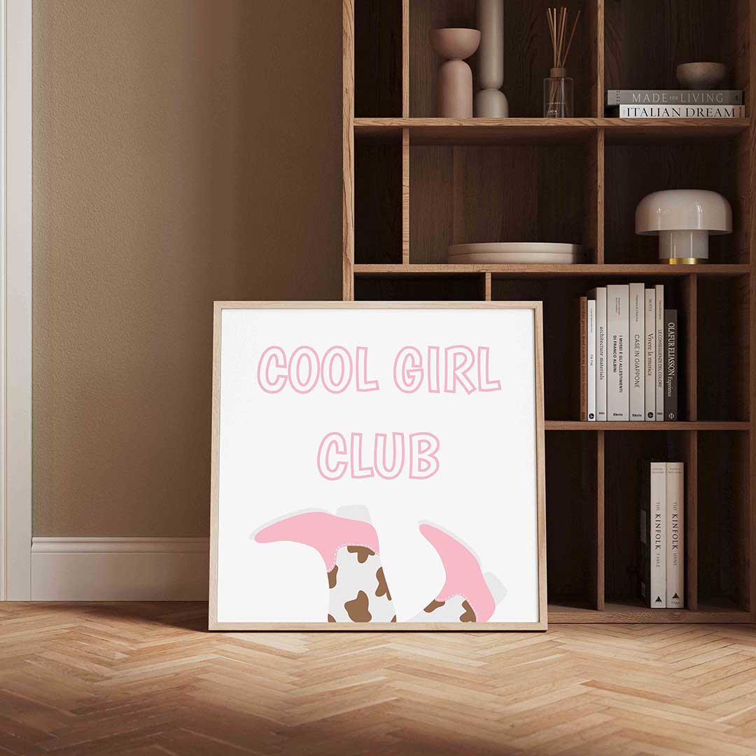 Cool girl club Poster