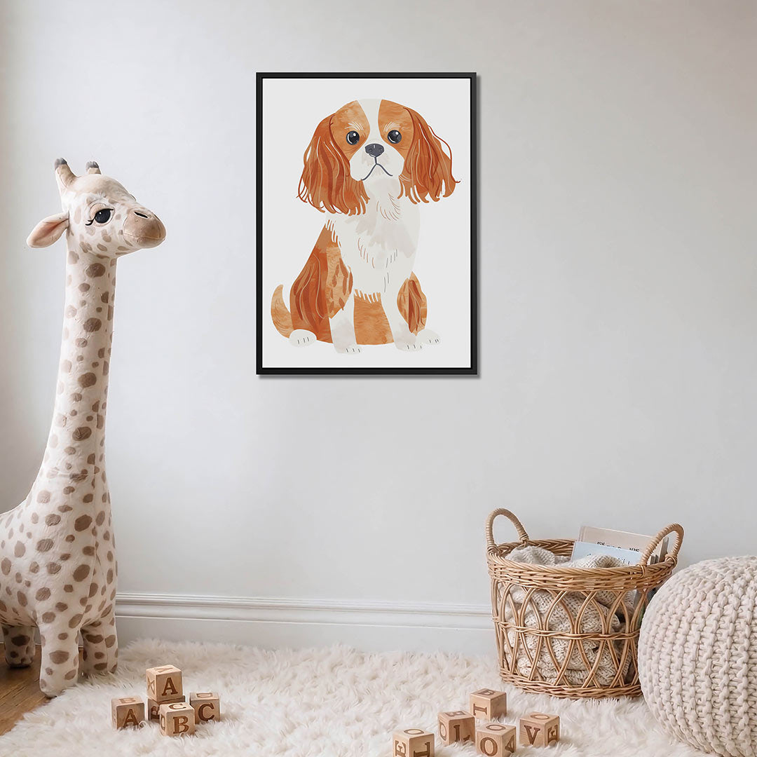 Hond illustratie Kunstwerk