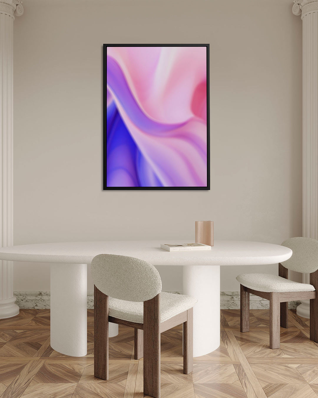 Vloeiende kleuren golf Kunstwerk