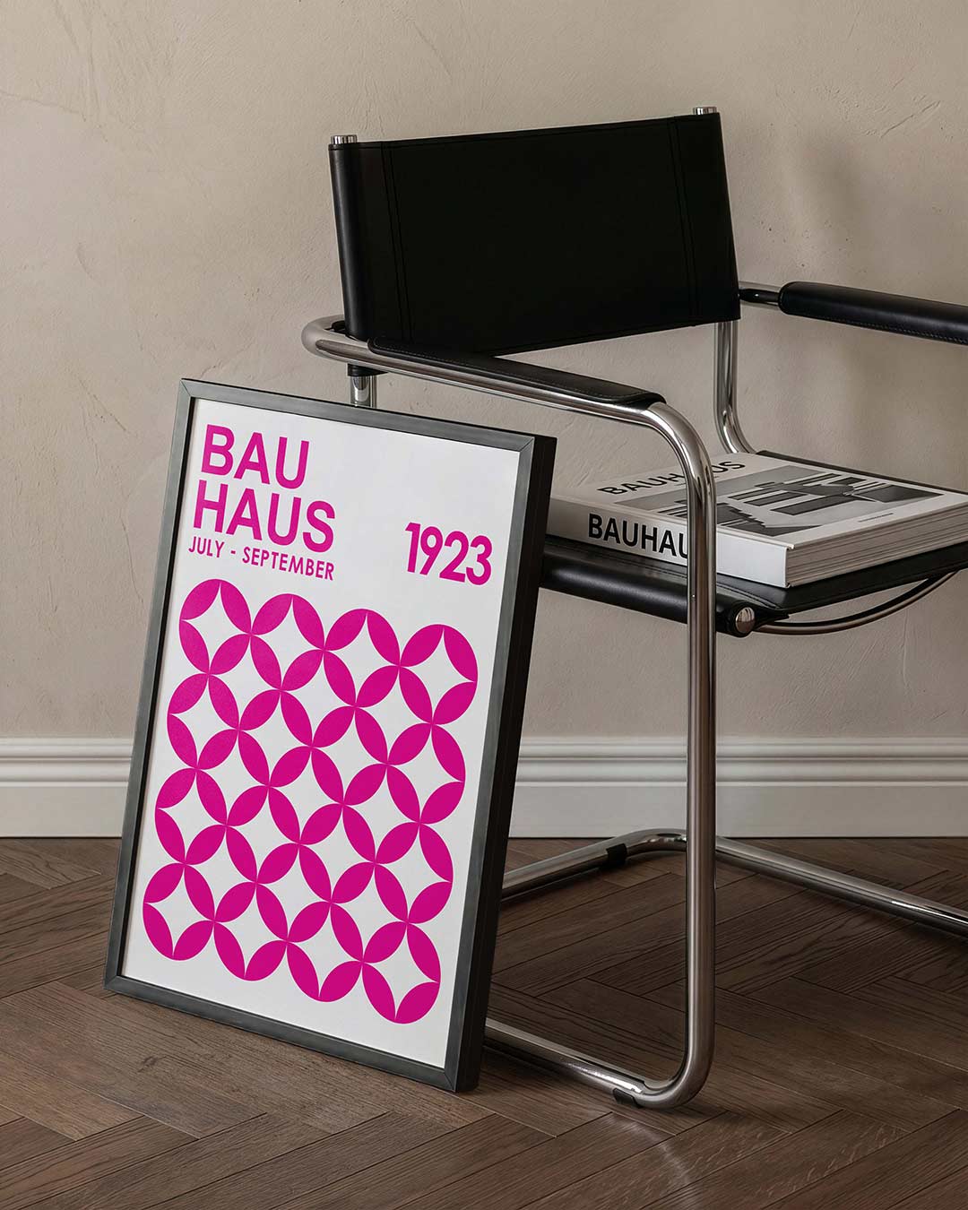 Cirkelpatroon herhaling Poster
