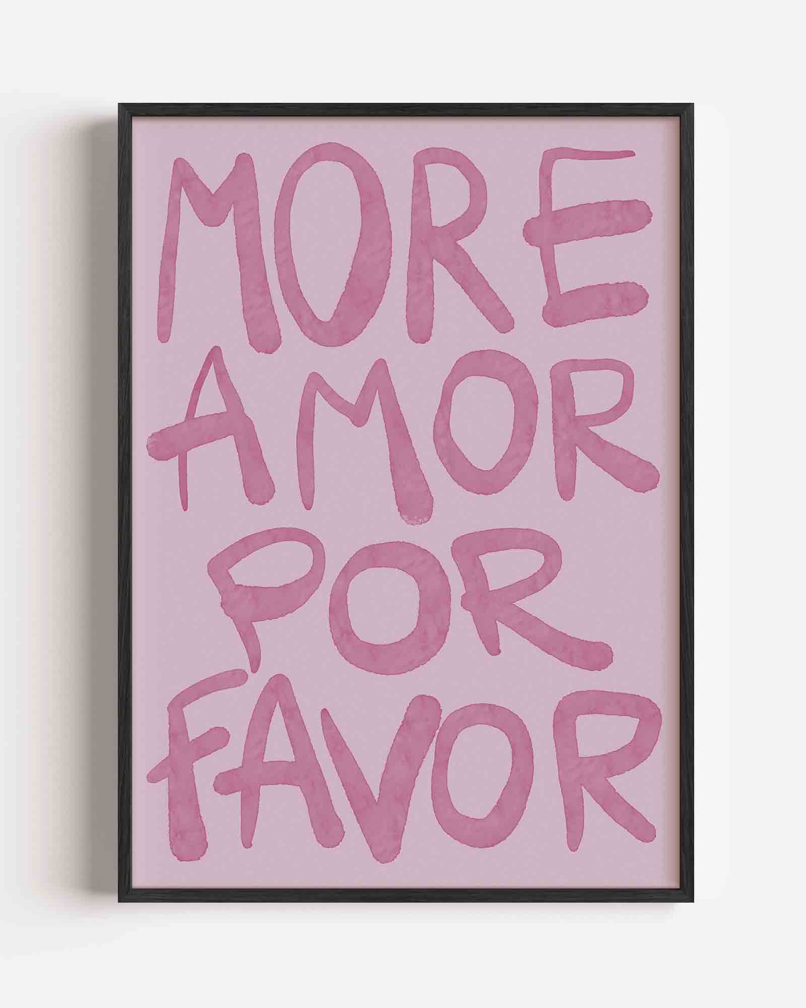 More amor por favor Poster