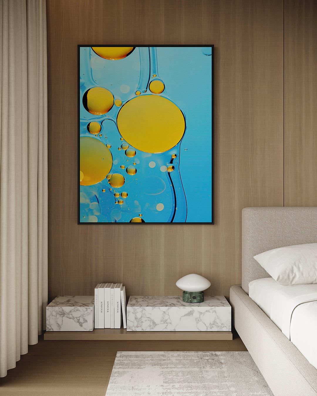 Kleurrijke bollen Kunstwerk