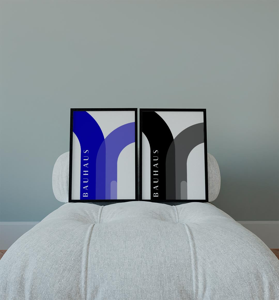 Kleurvlakken en lijnen Posterset
