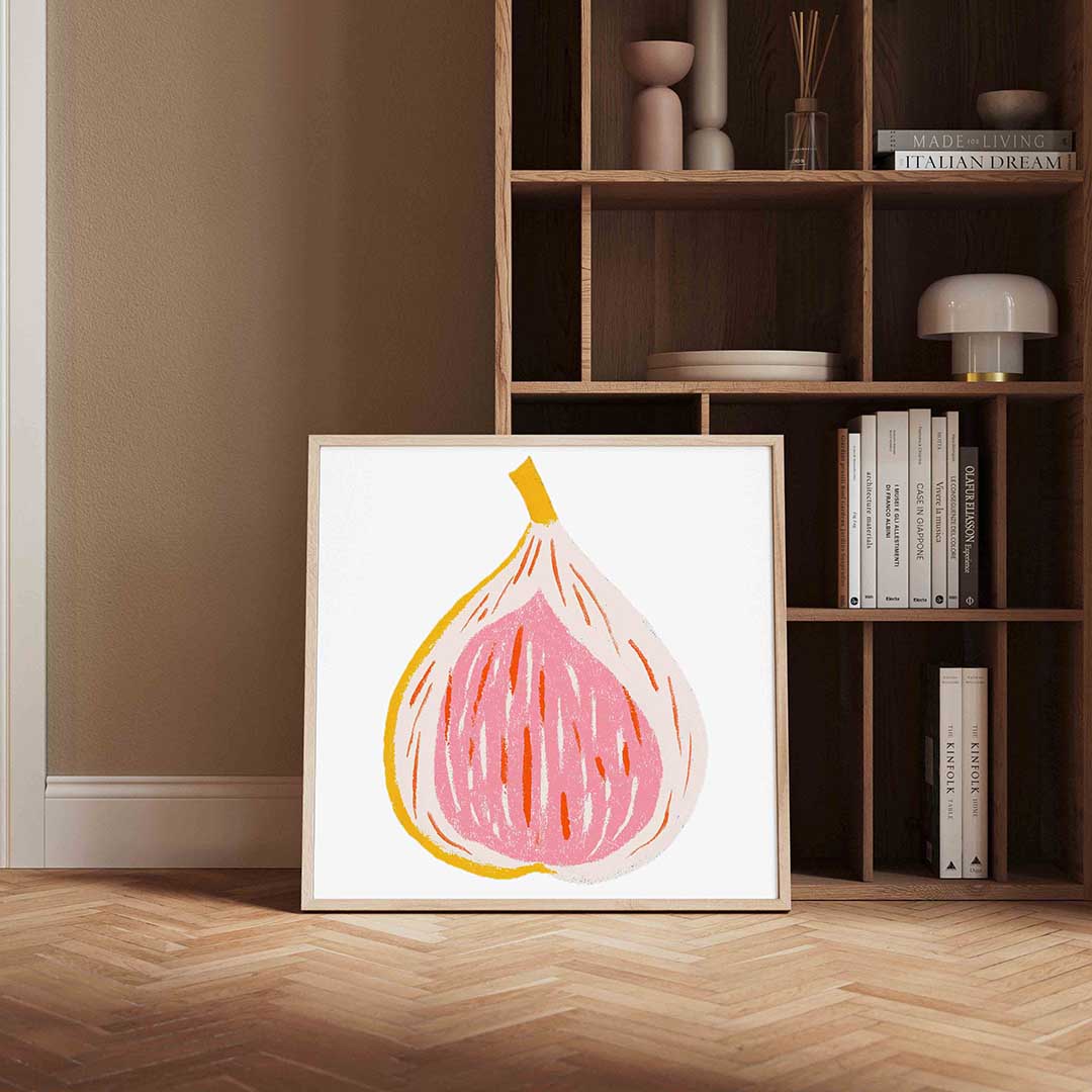 Figuur van een vijg Poster
