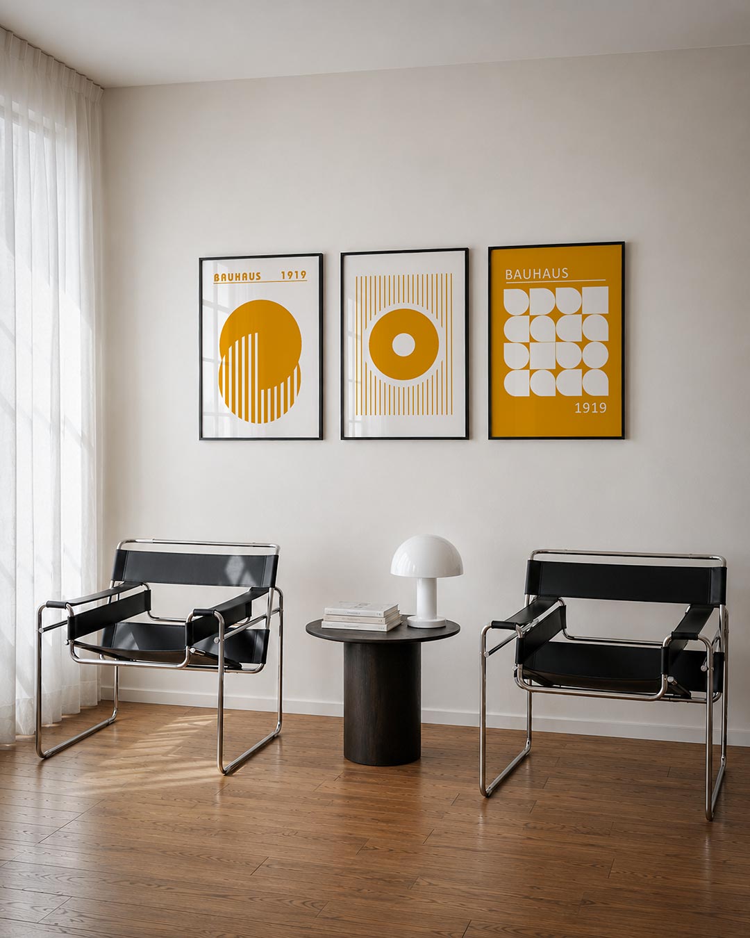 Cirkel en strepen Posterset