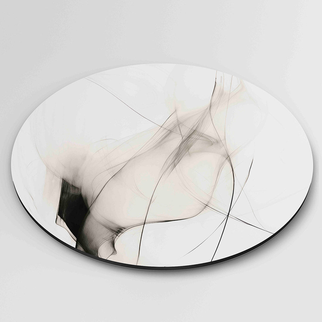 Abstracte lijnen Muurcirkel