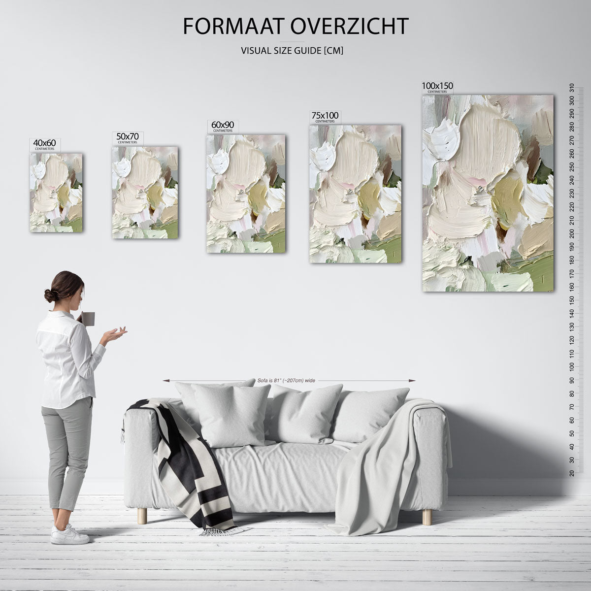 Kleurencompositie Kunstwerk