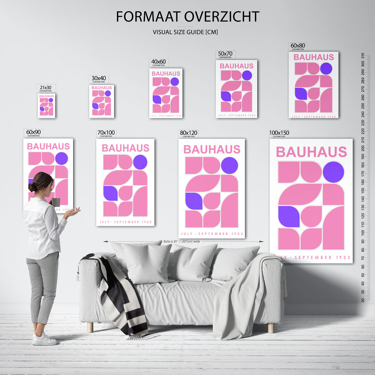 Vorm en kleur Poster