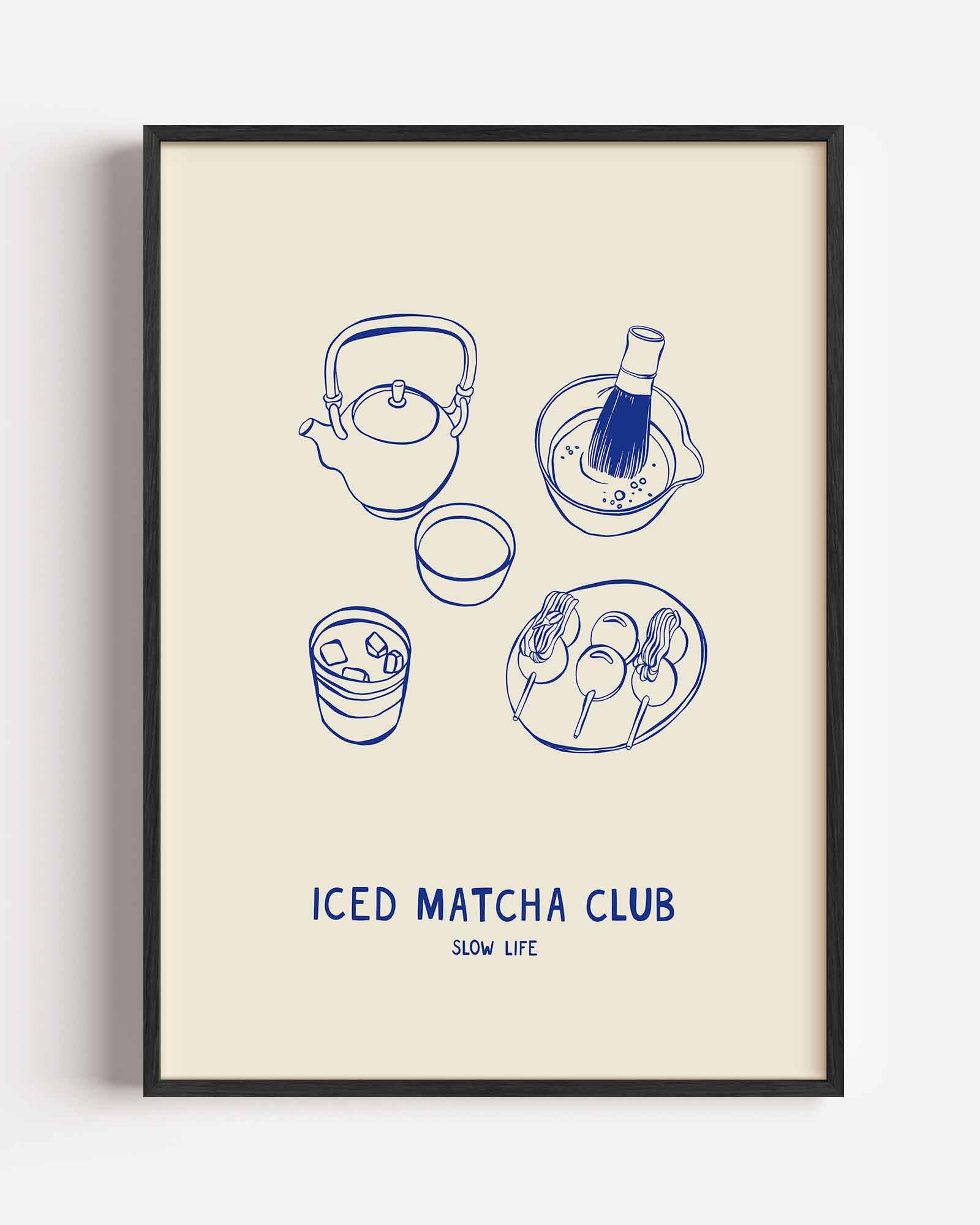 Iced matcha club Poster