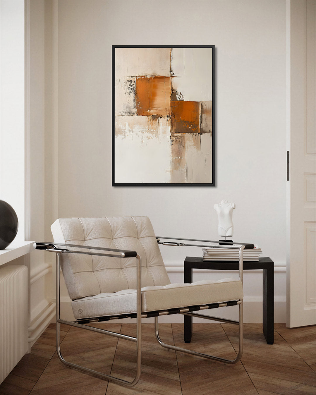 Geometrische vormen compositie Kunstwerk
