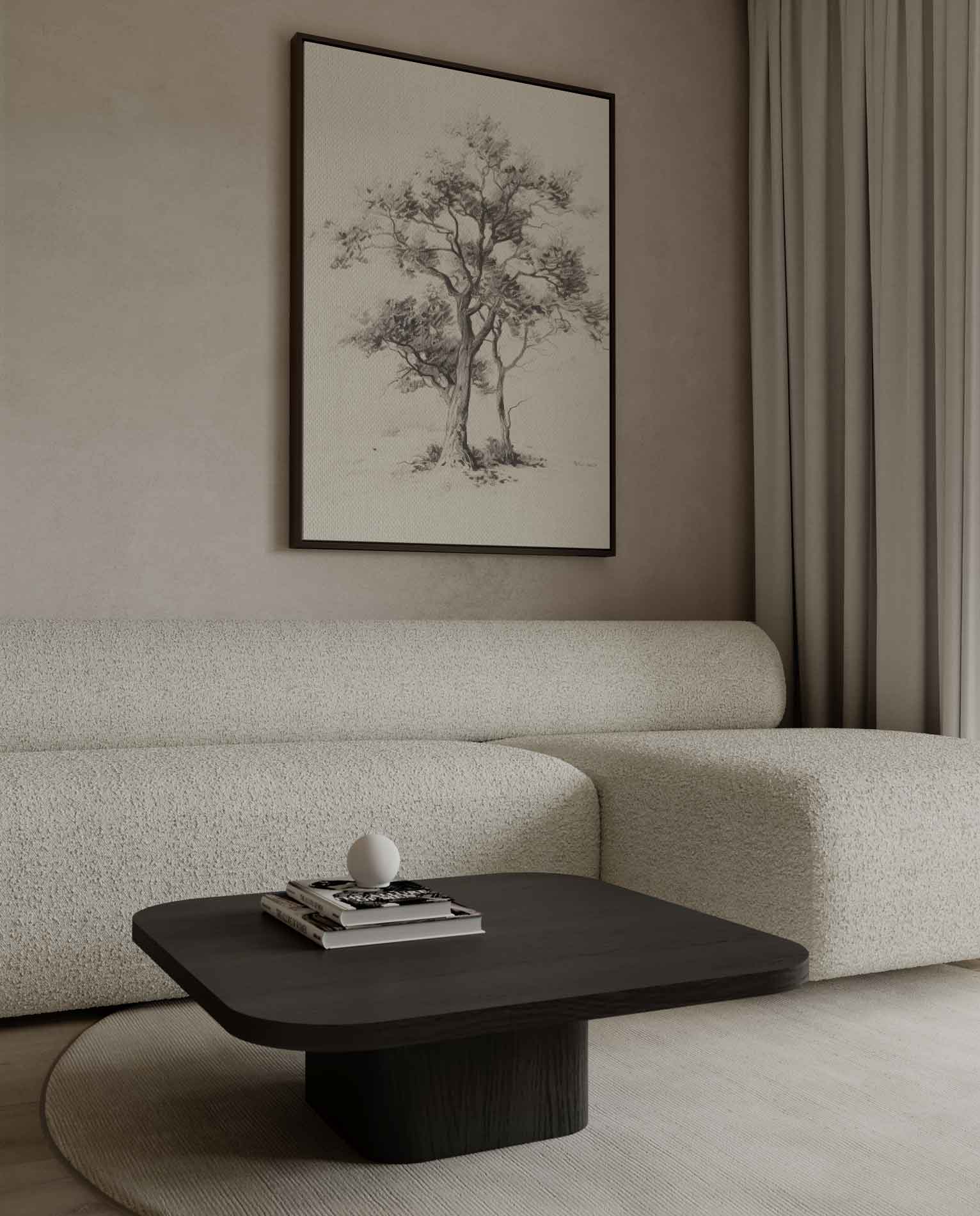 Tweeklanken van de Natuur Kunstwerk-canvas-dibond-plexiglas-wanddecoratie-WallArtistic