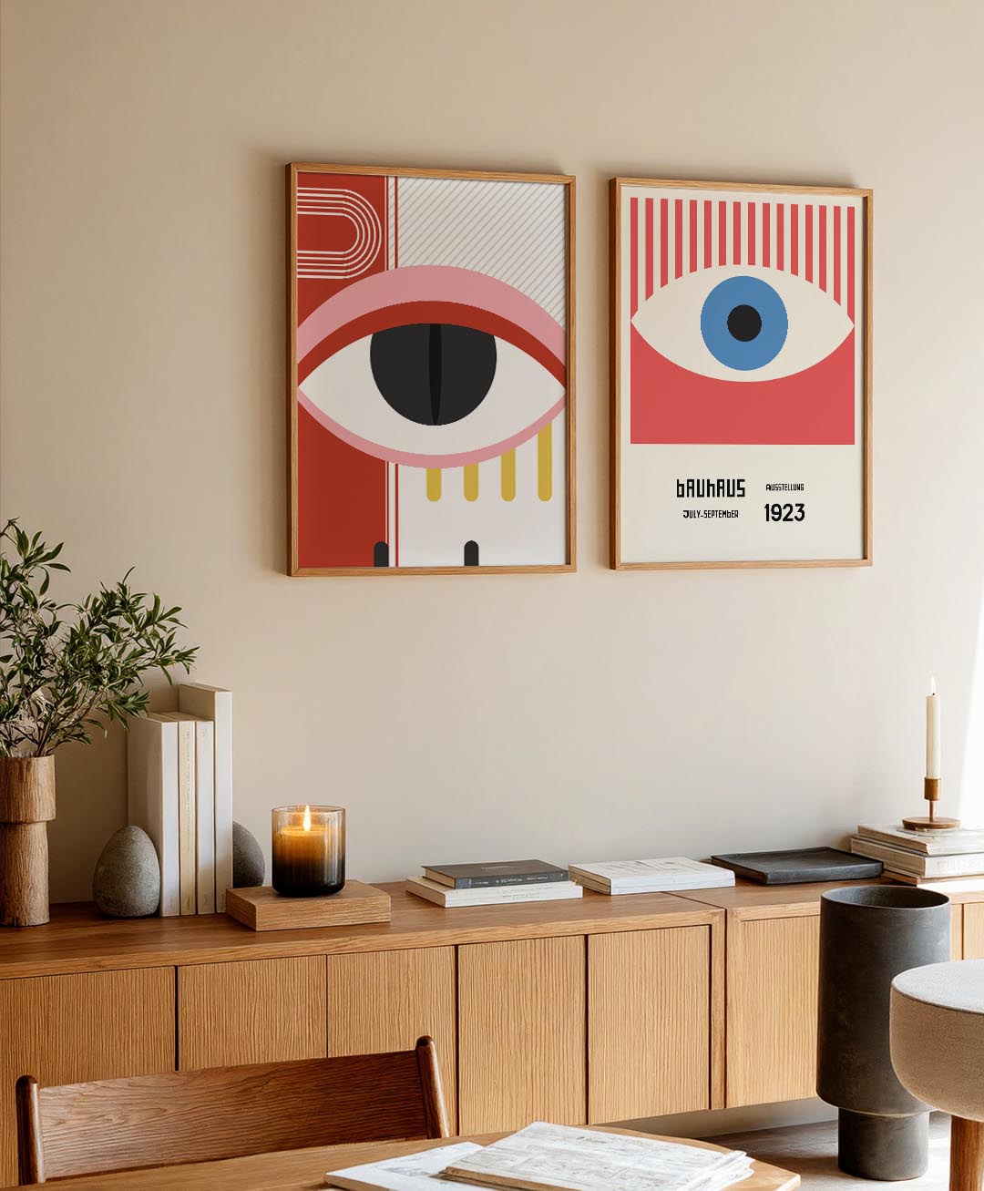 Oog en lijnen Posterset