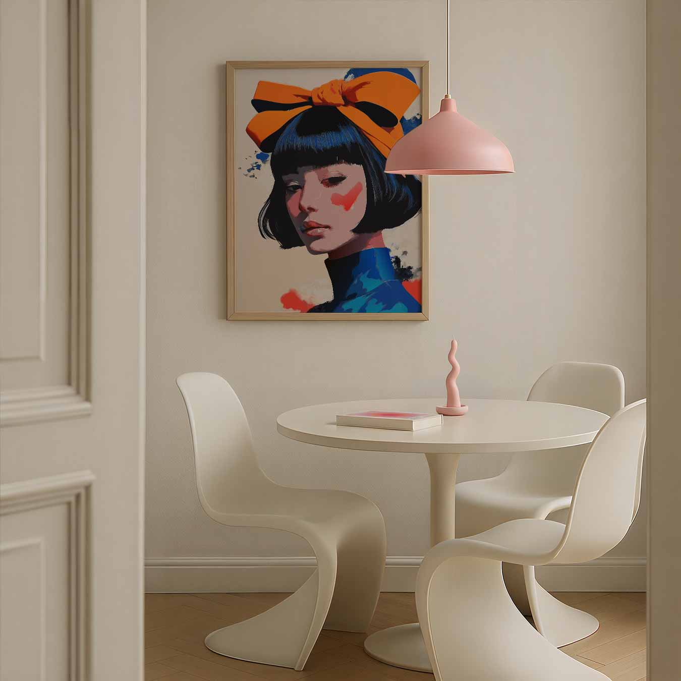 Stijlvolle Retro Portretposter-WallArtistic