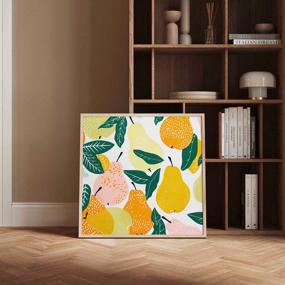 Fruit en bladeren Poster