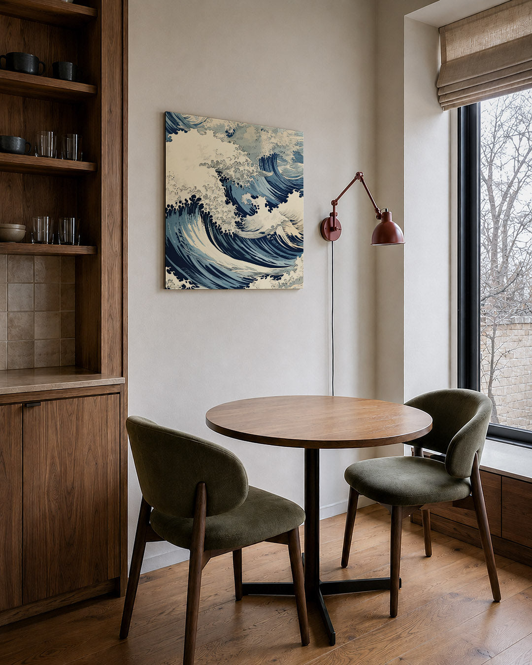 Dynamische golven Kunstwerk