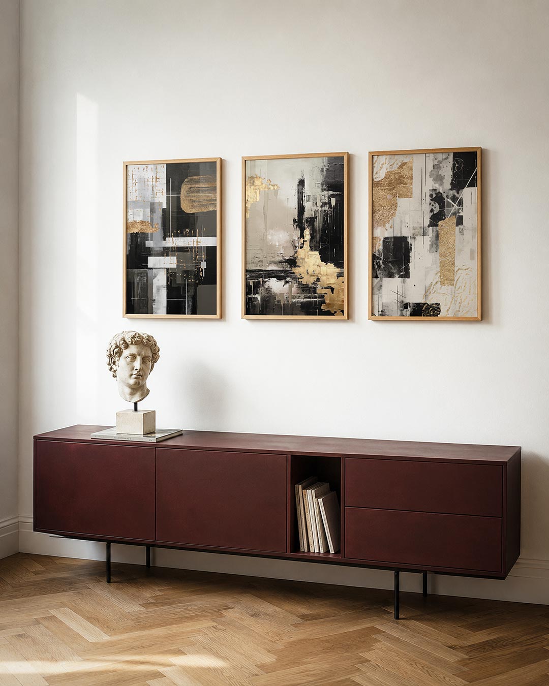 Gouden lijnenspel Posterset