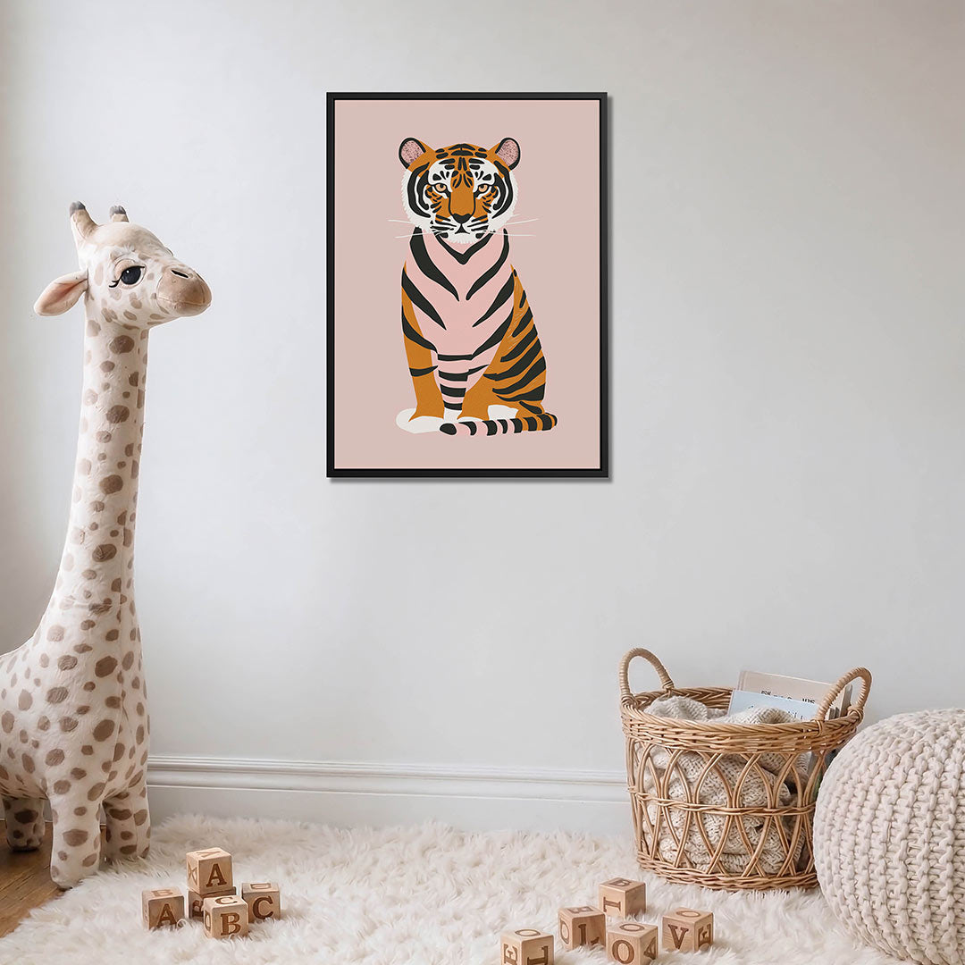 Gestileerde tijger Kunstwerk