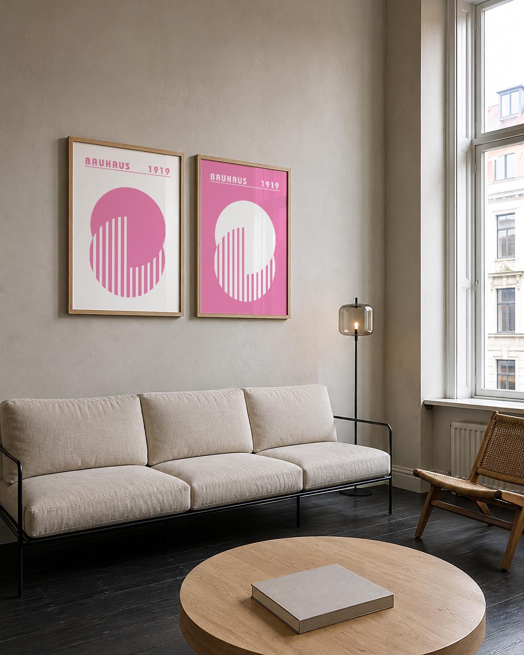 Cirkel en strepen Posterset